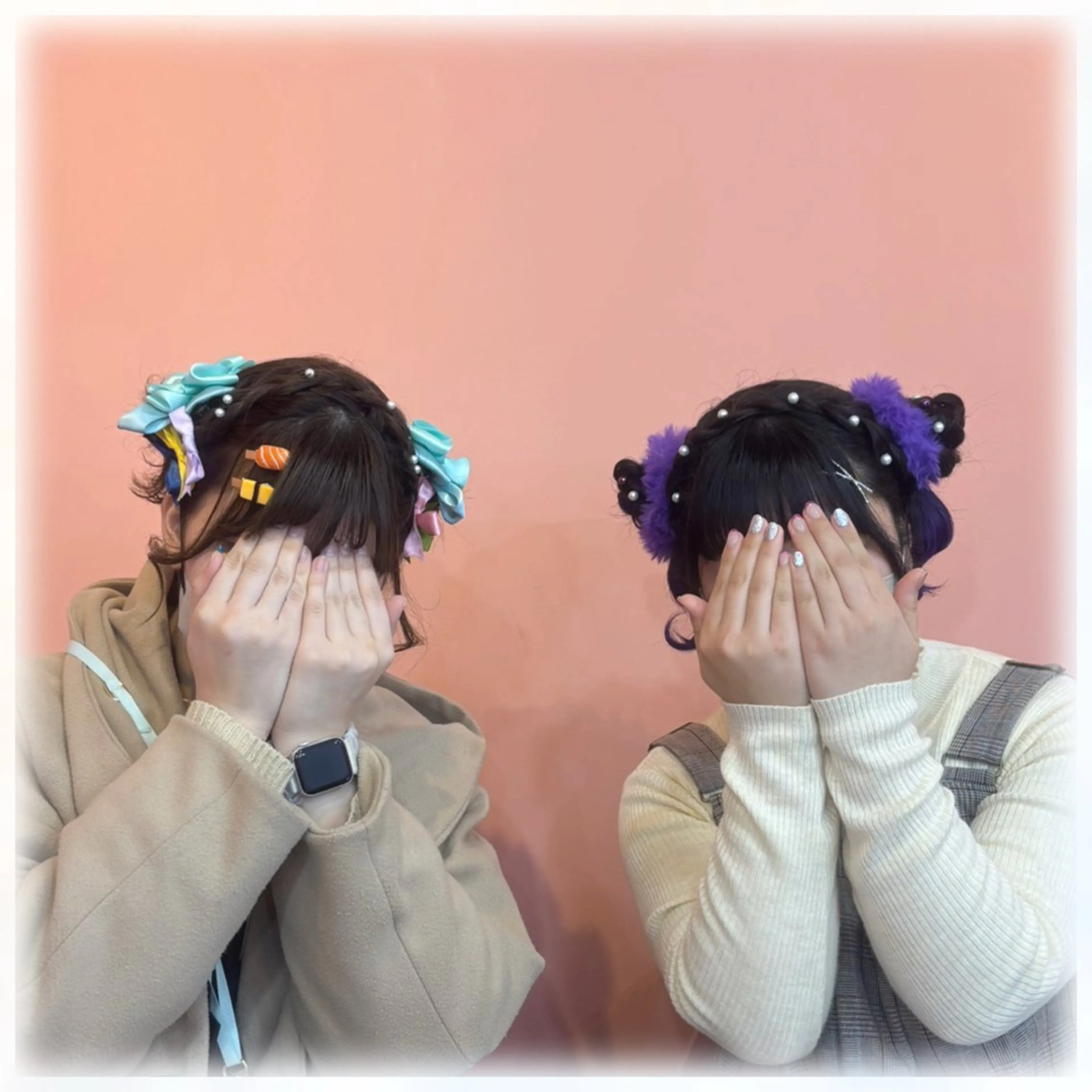 《土日祝7:00-11:00》ふたごちゃんヘアセット👯♀️の写真