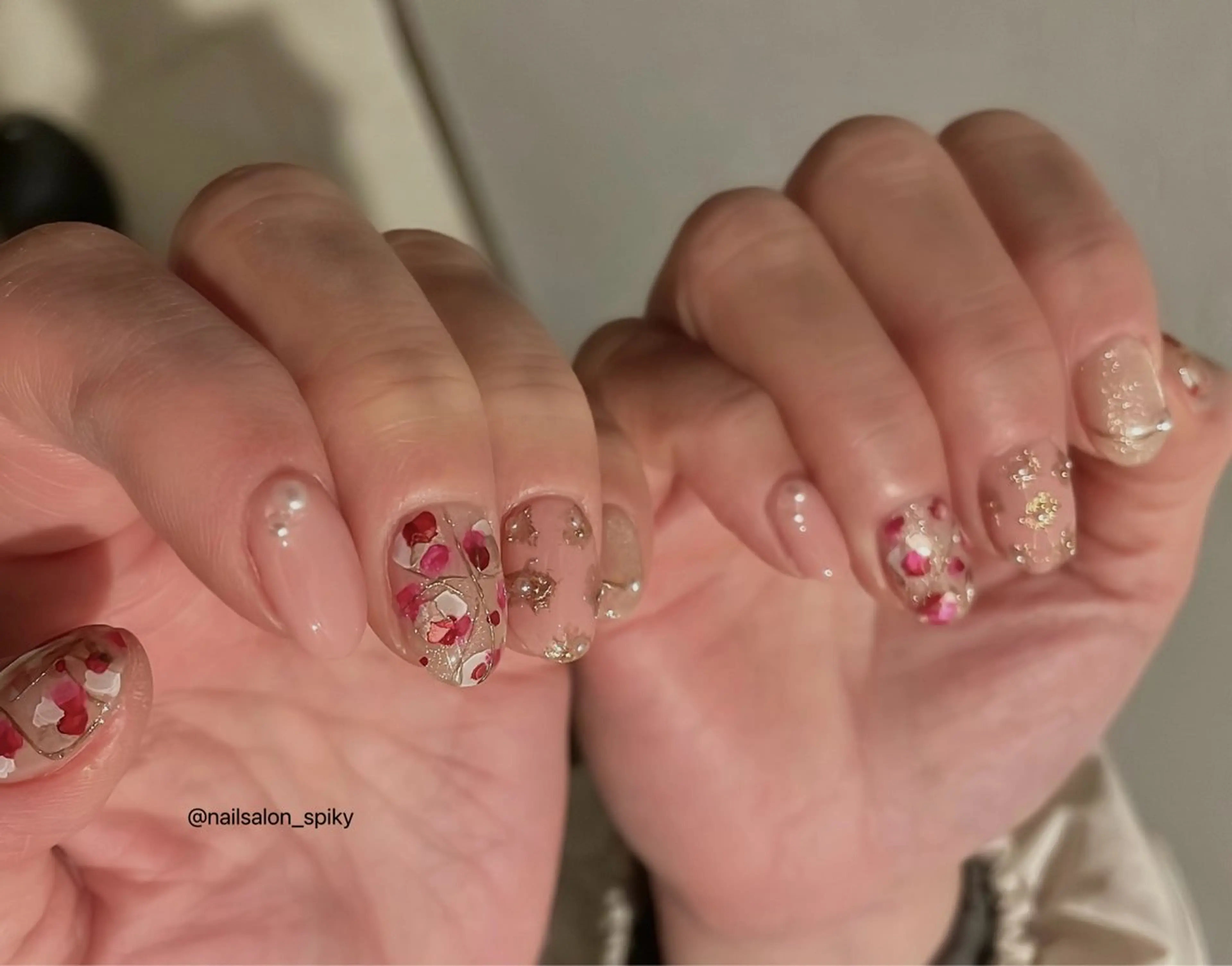ネイル ハンドネイル Spiky とうげ ふうかのネイルデザイン