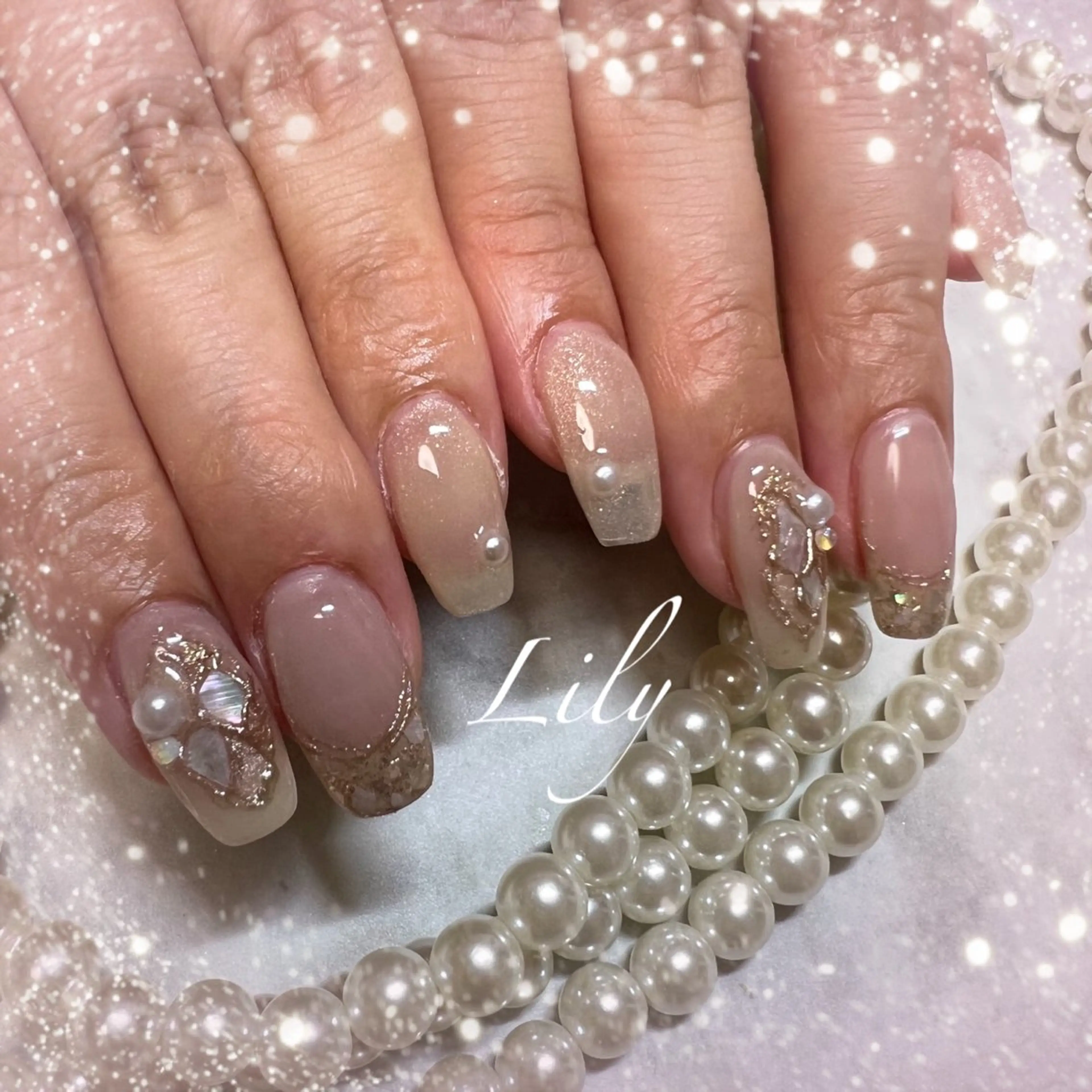 ネイル ハンドネイル Nailsalon Lilyのネイルデザイン