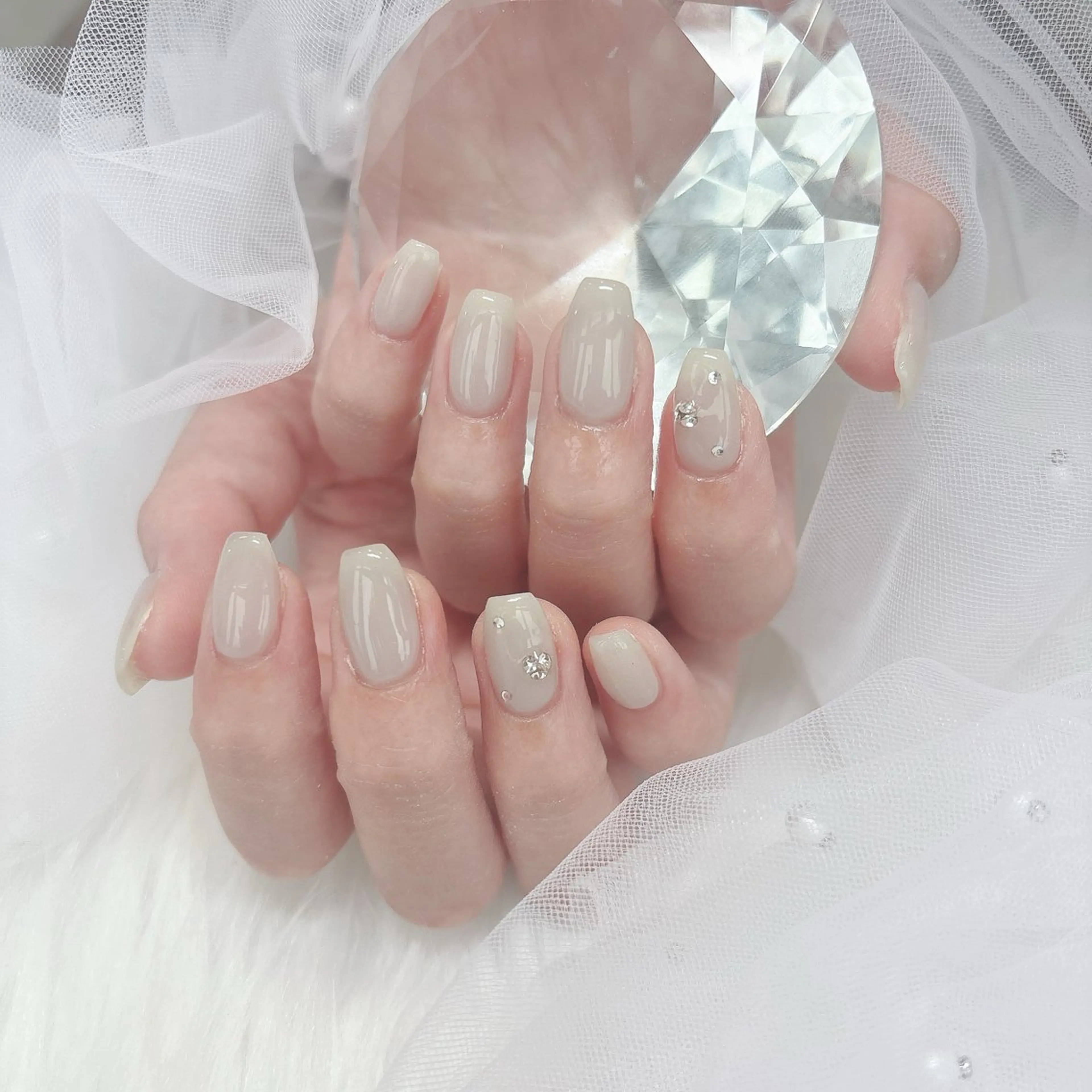 ネイル アートネイル ブルー 夏ネイル aba nail ♡ akuaのネイルデザイン