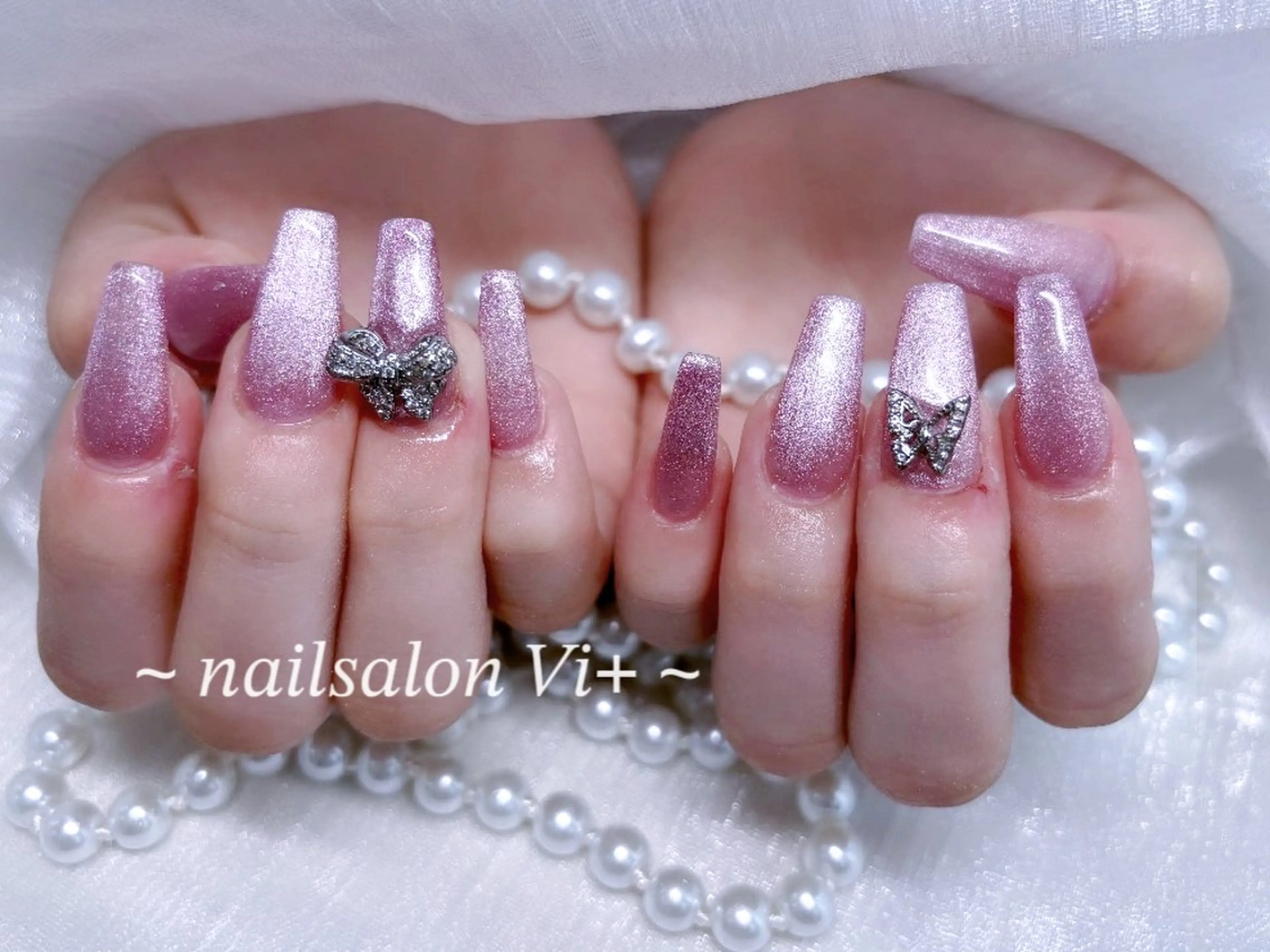ネイル ハンドネイル Nailsalon Vi+ももか🩷のネイルデザイン