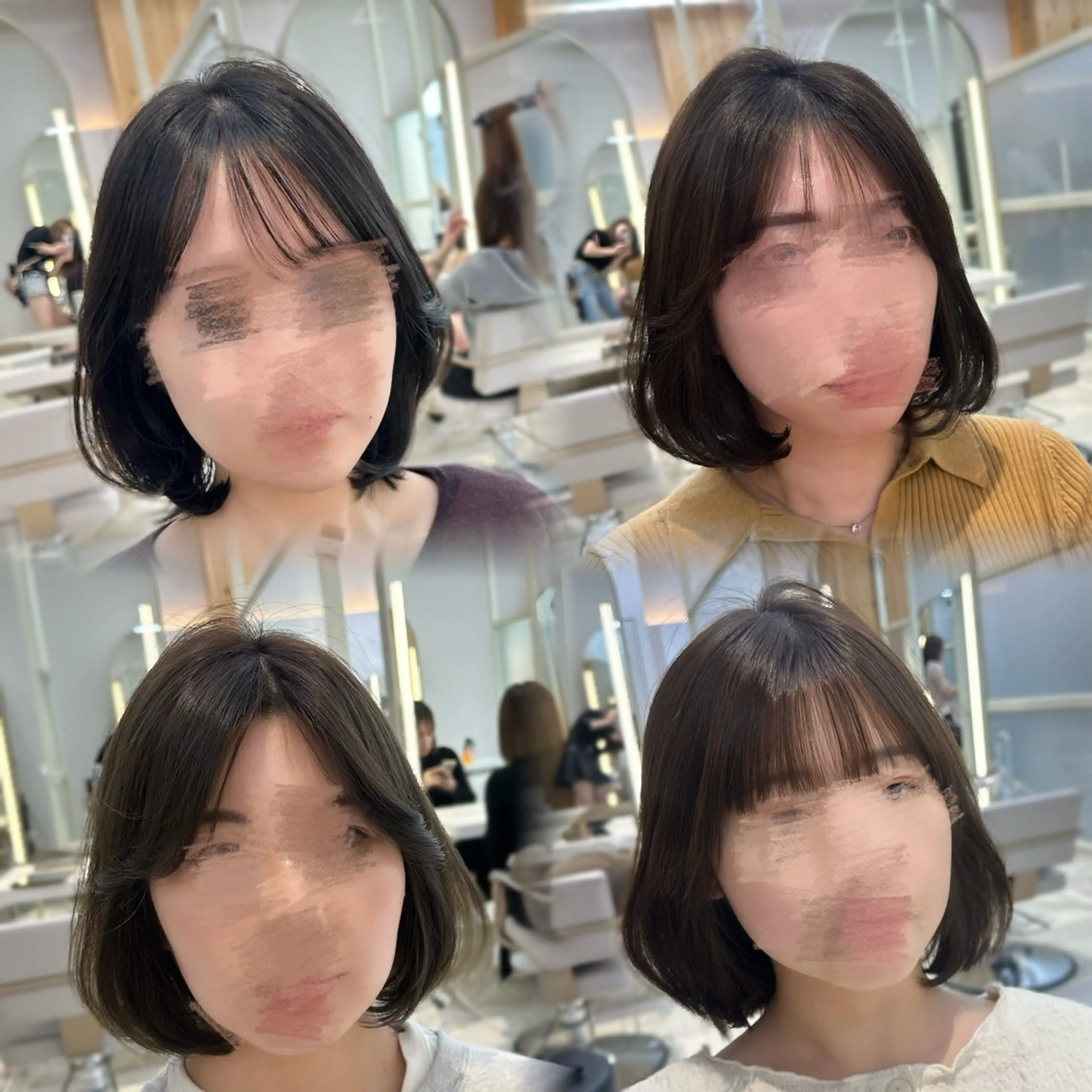 ショート oto🎀×美髪× シースルー前髪🤍のヘアスタイル