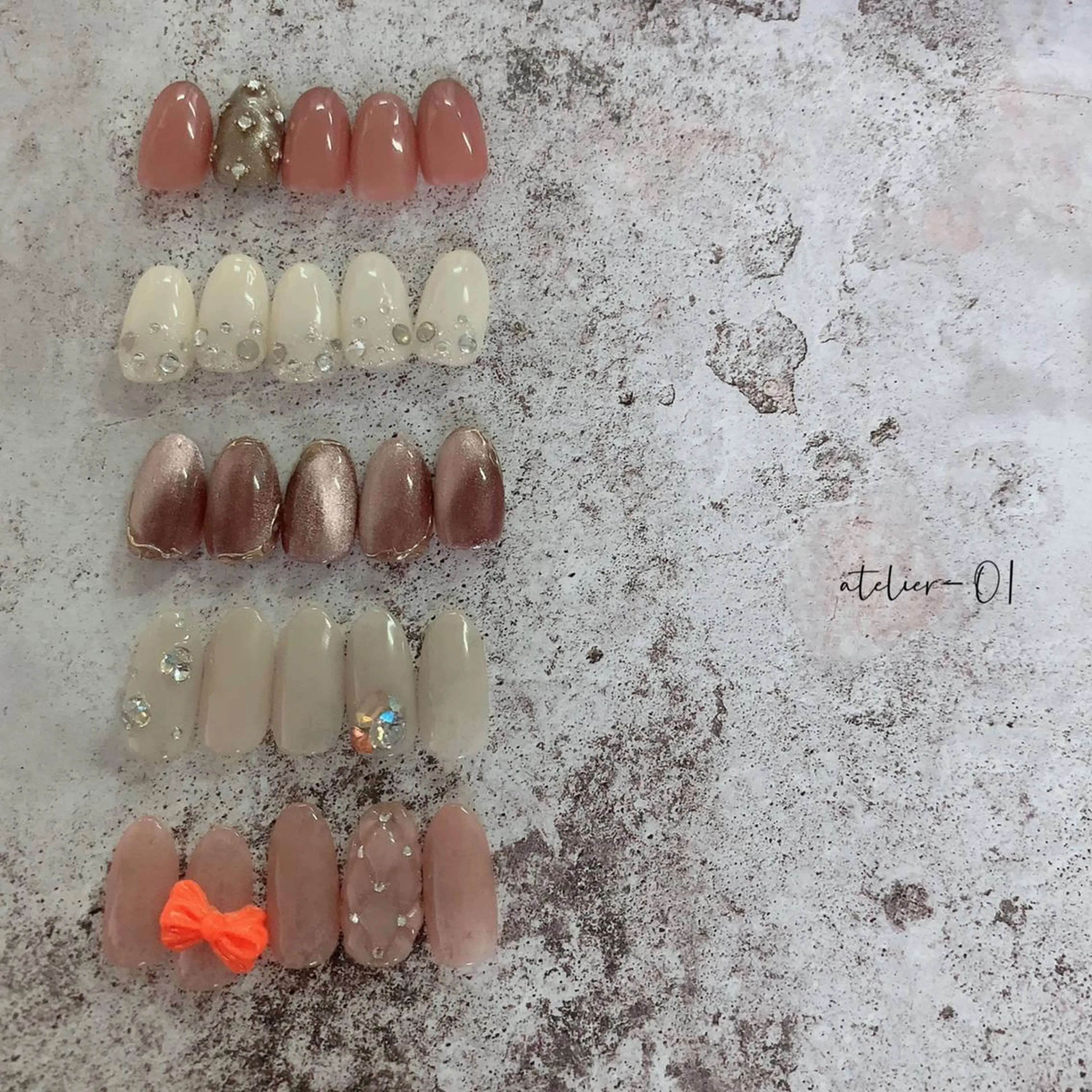 ネイル ワンホンネイル ハンドネイル atelier-02 umedaのネイルデザイン