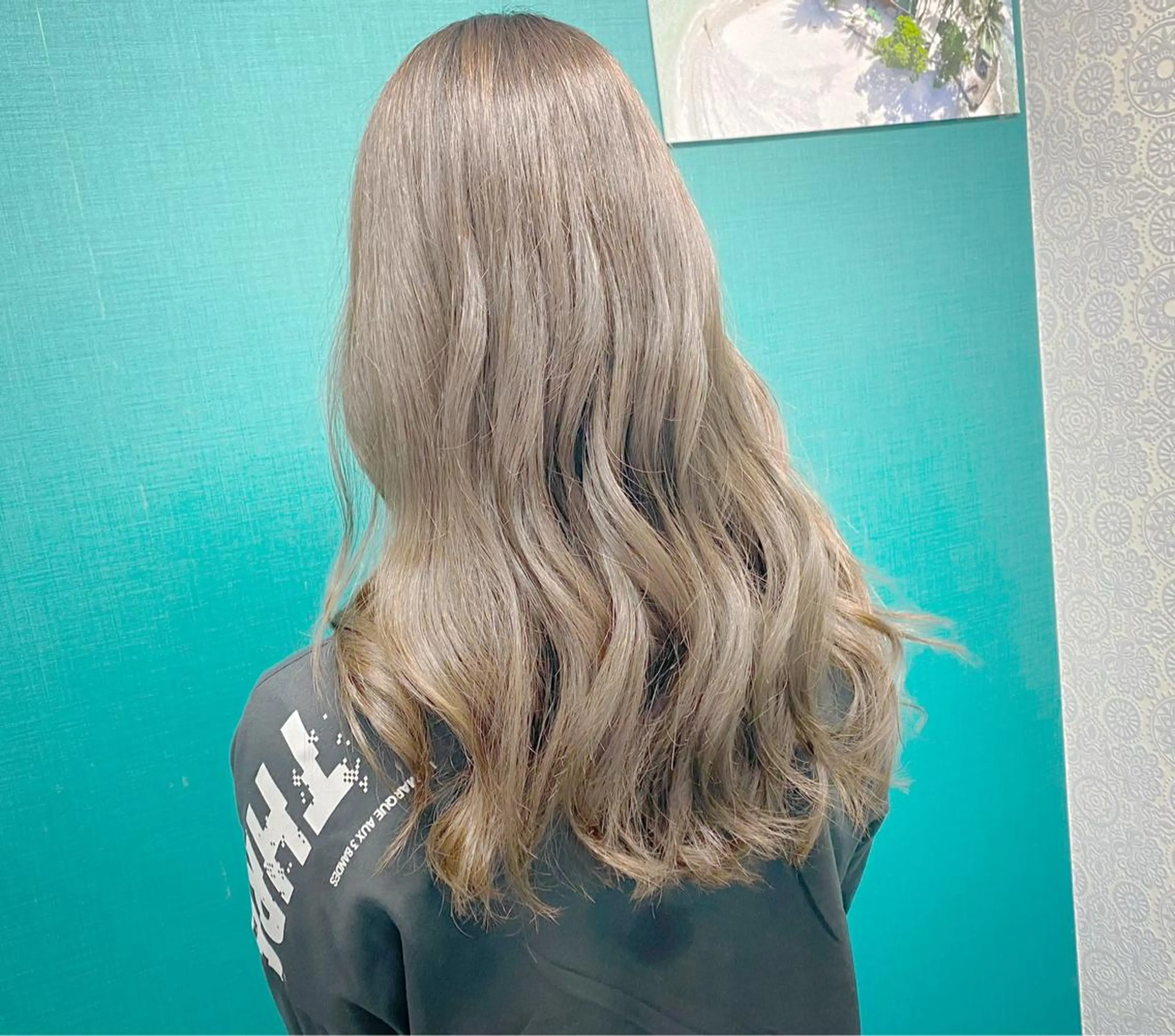 ロング カラー カット ヘアカラー トリートメント 佐々木 菜摘のヘアスタイル