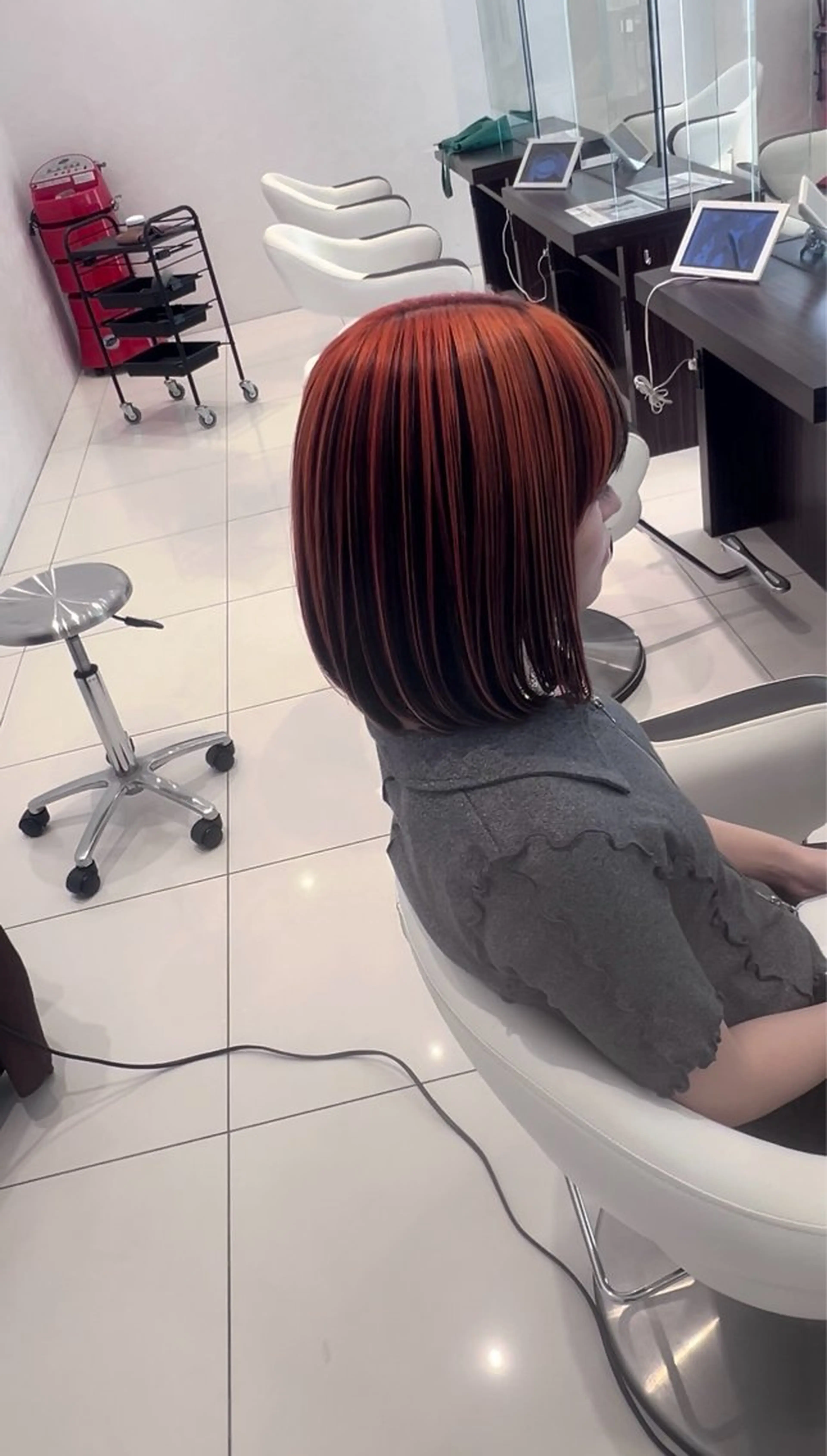 ミディアム カット ヘアカラー トリートメント earth甲府昭和店 東　允のヘアスタイル