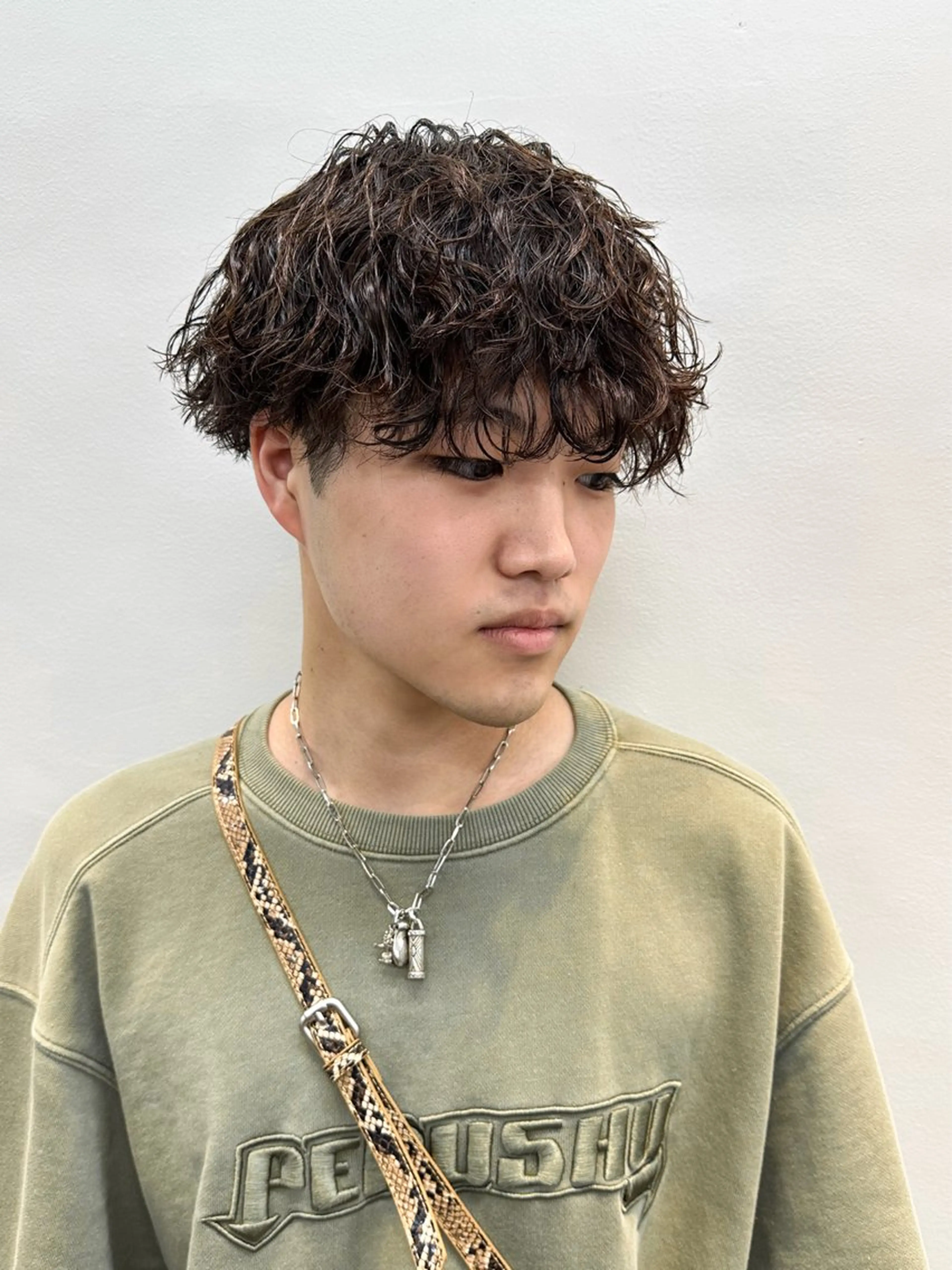 ショート パーマ メンズ メンズパーマ メンズ特化ryoのヘアスタイル