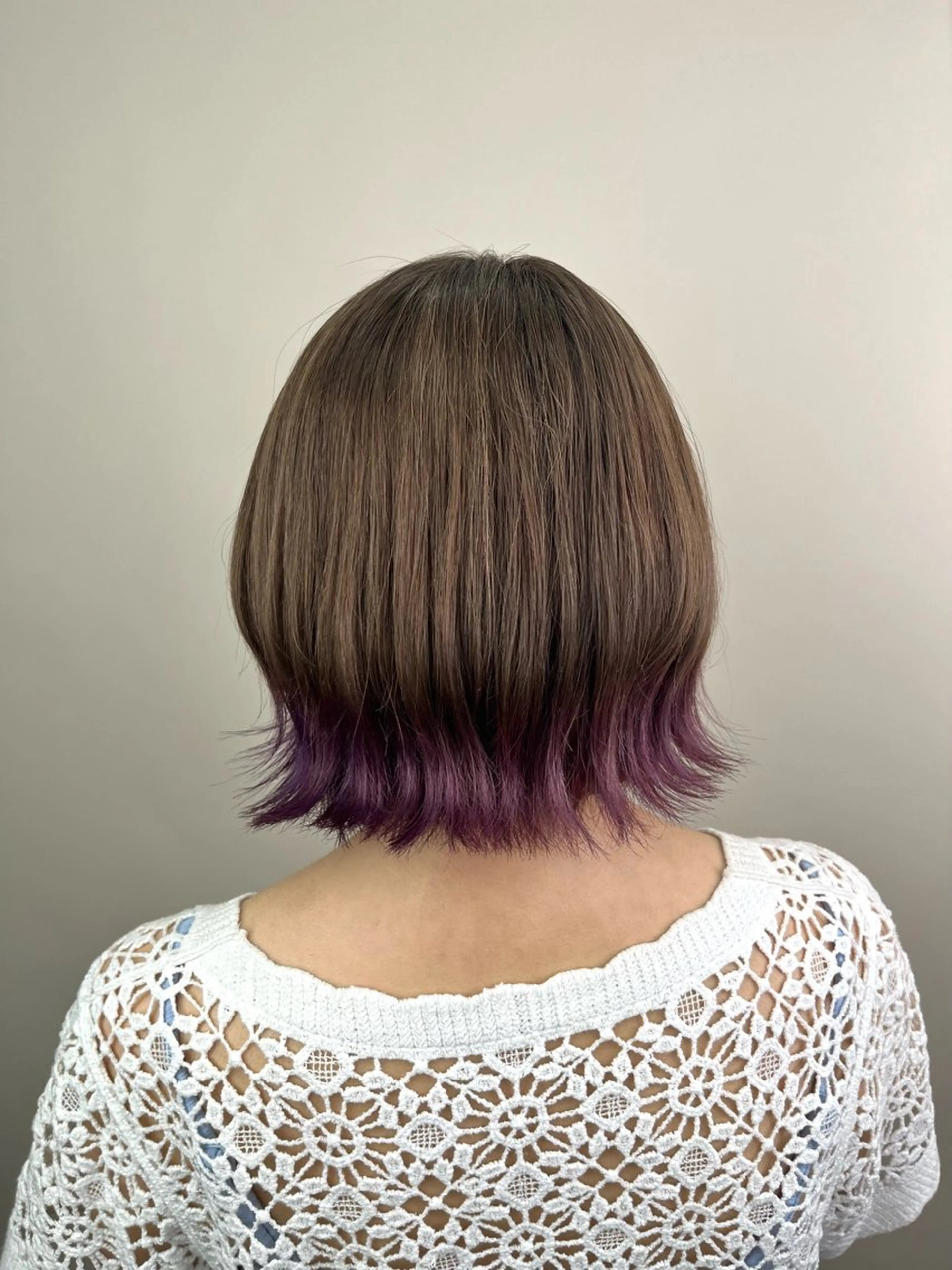 カラー ブリーチ デザインカラー ヘアカラー トリートメント 透明感カラー/パーマ 🌀アオノアユミのヘアスタイル