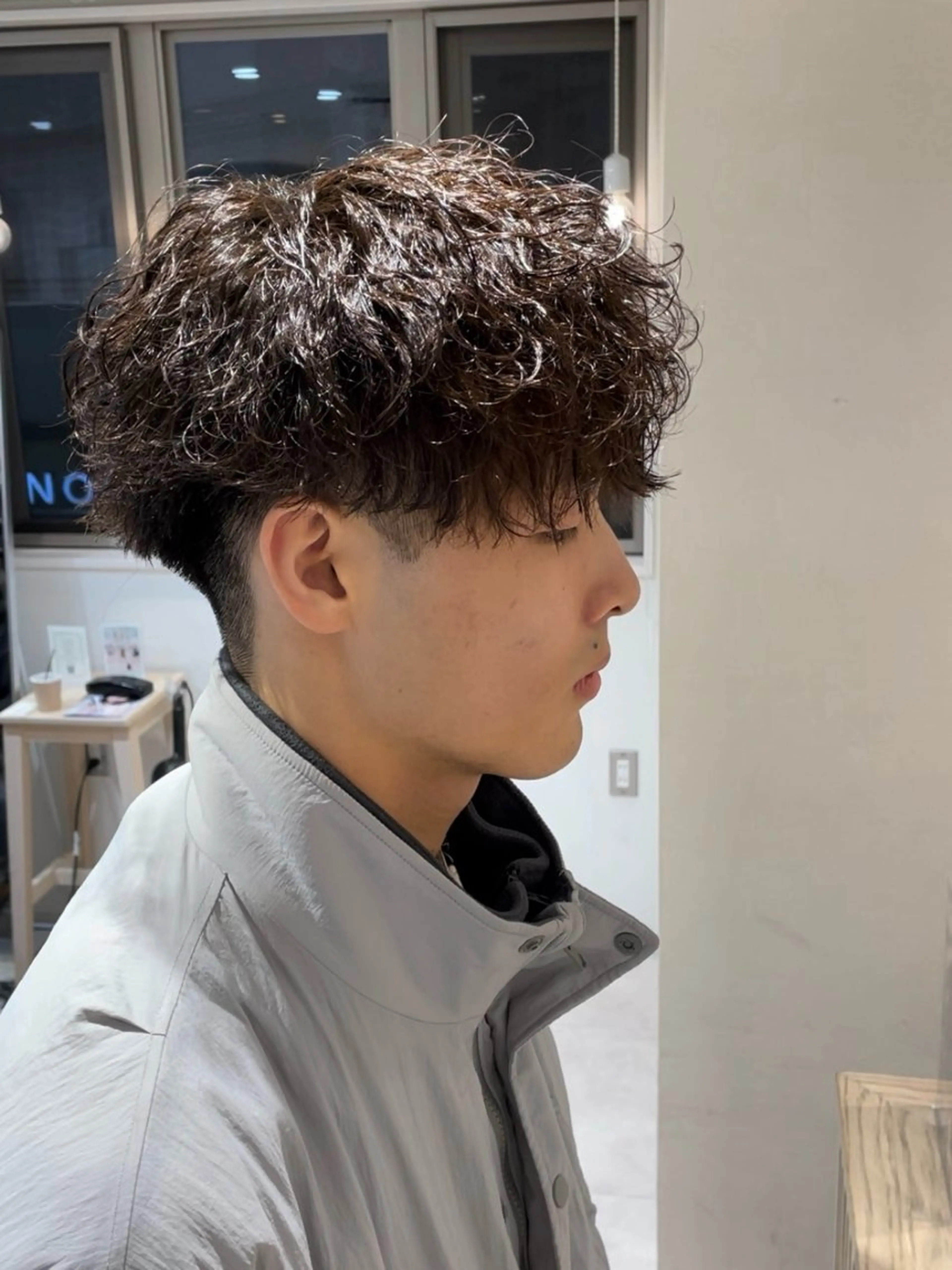 パーマ メンズ 波巻きパーマ メンズ特化美容師 yamadaのヘアスタイル