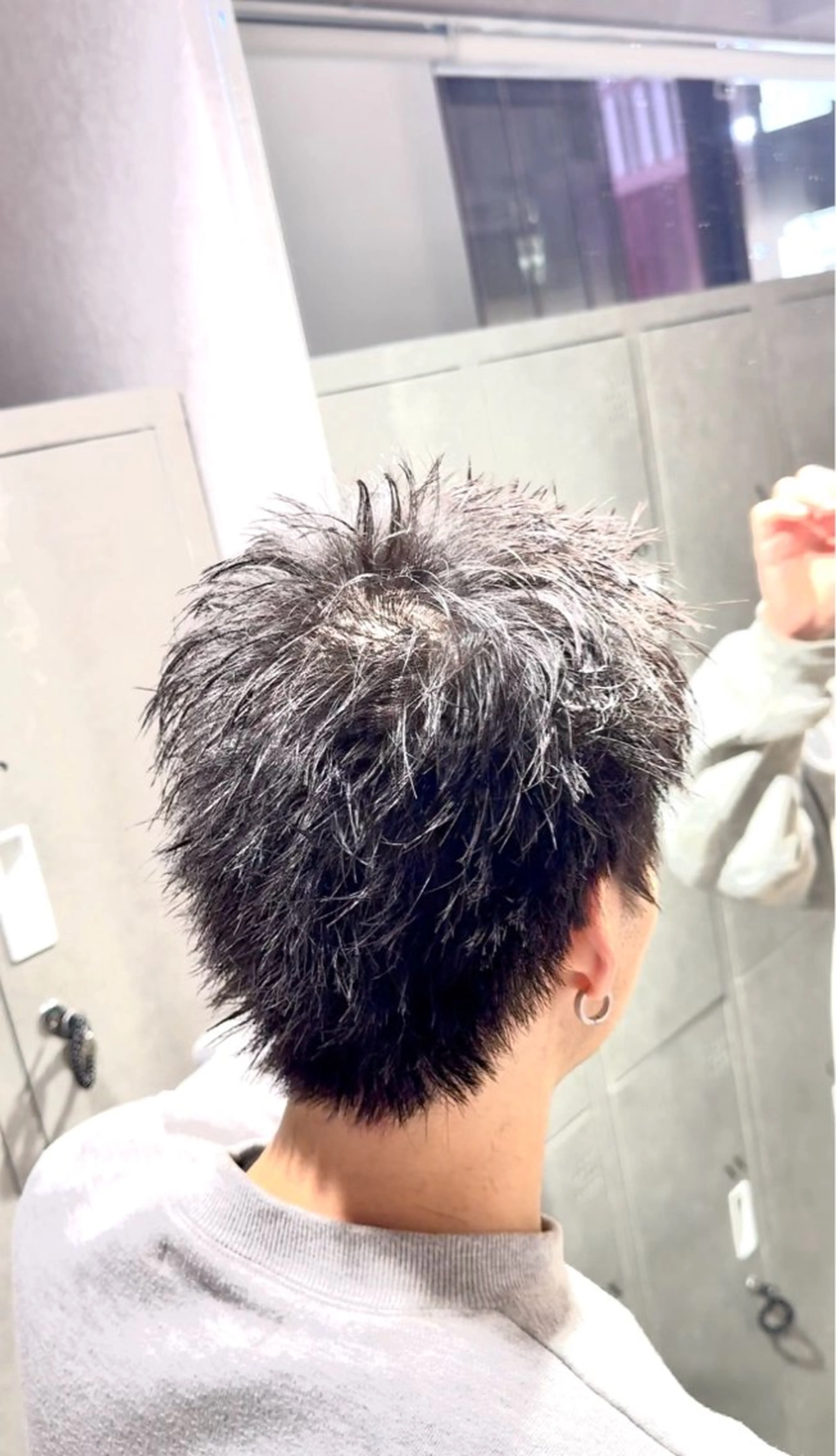 ショート メンズ スパイキーショート ショートヘア カット スパイキーショート パーマ🔥ritaのヘアスタイル