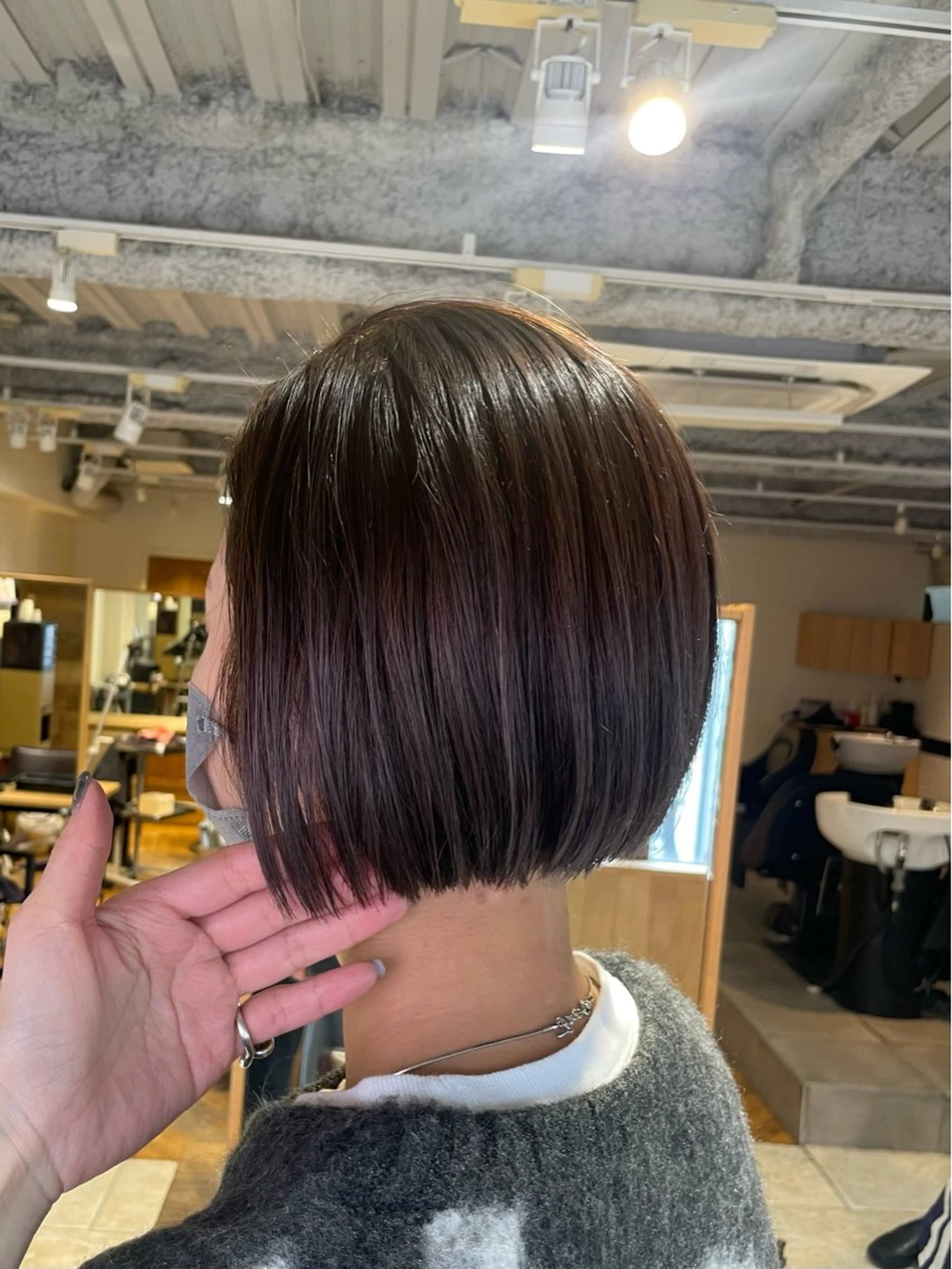 ショート カラー ボブ ショート・ボブ／ CHIEのヘアスタイル