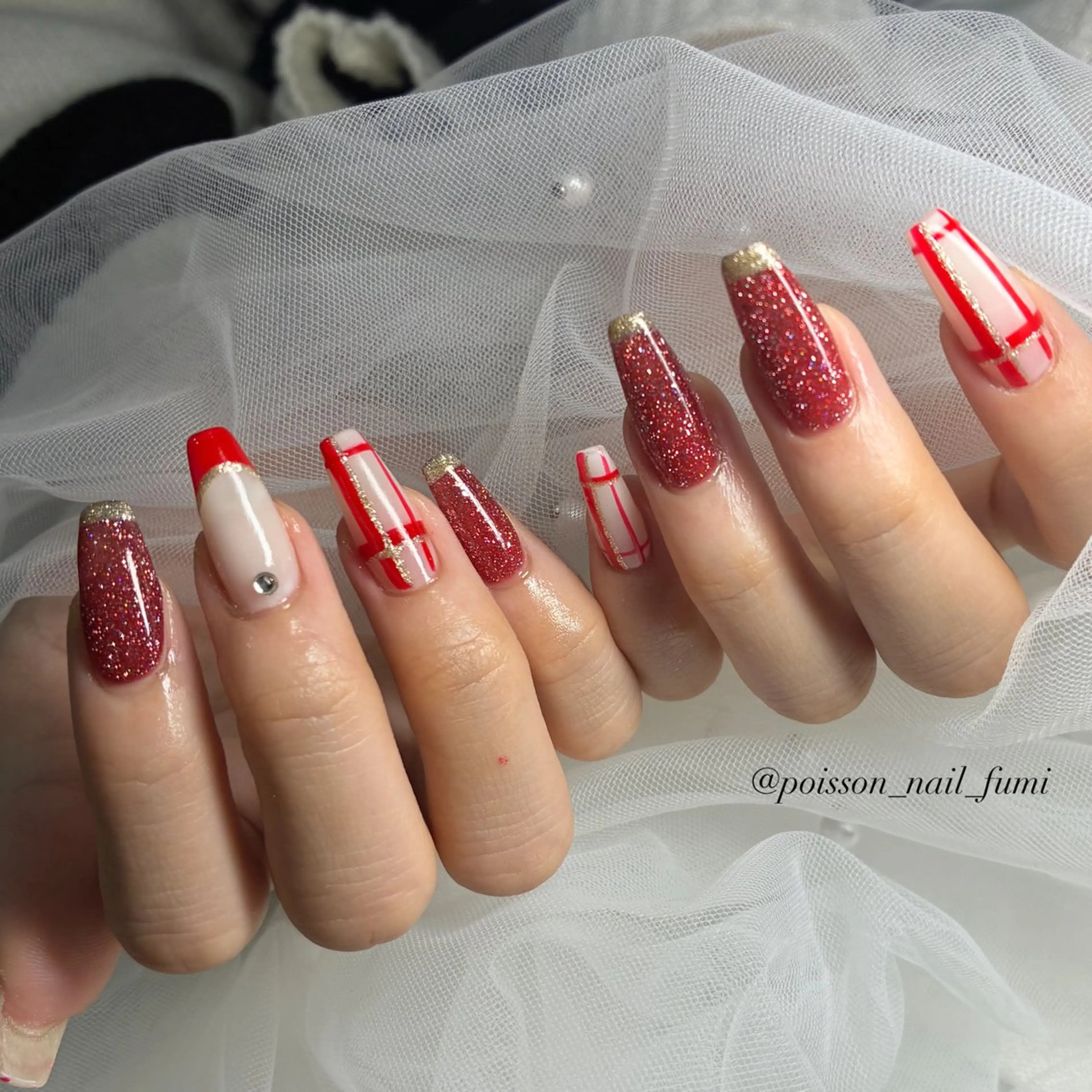 ネイル ハンドネイル Fumi ポップ/ナチュラルのネイルデザイン