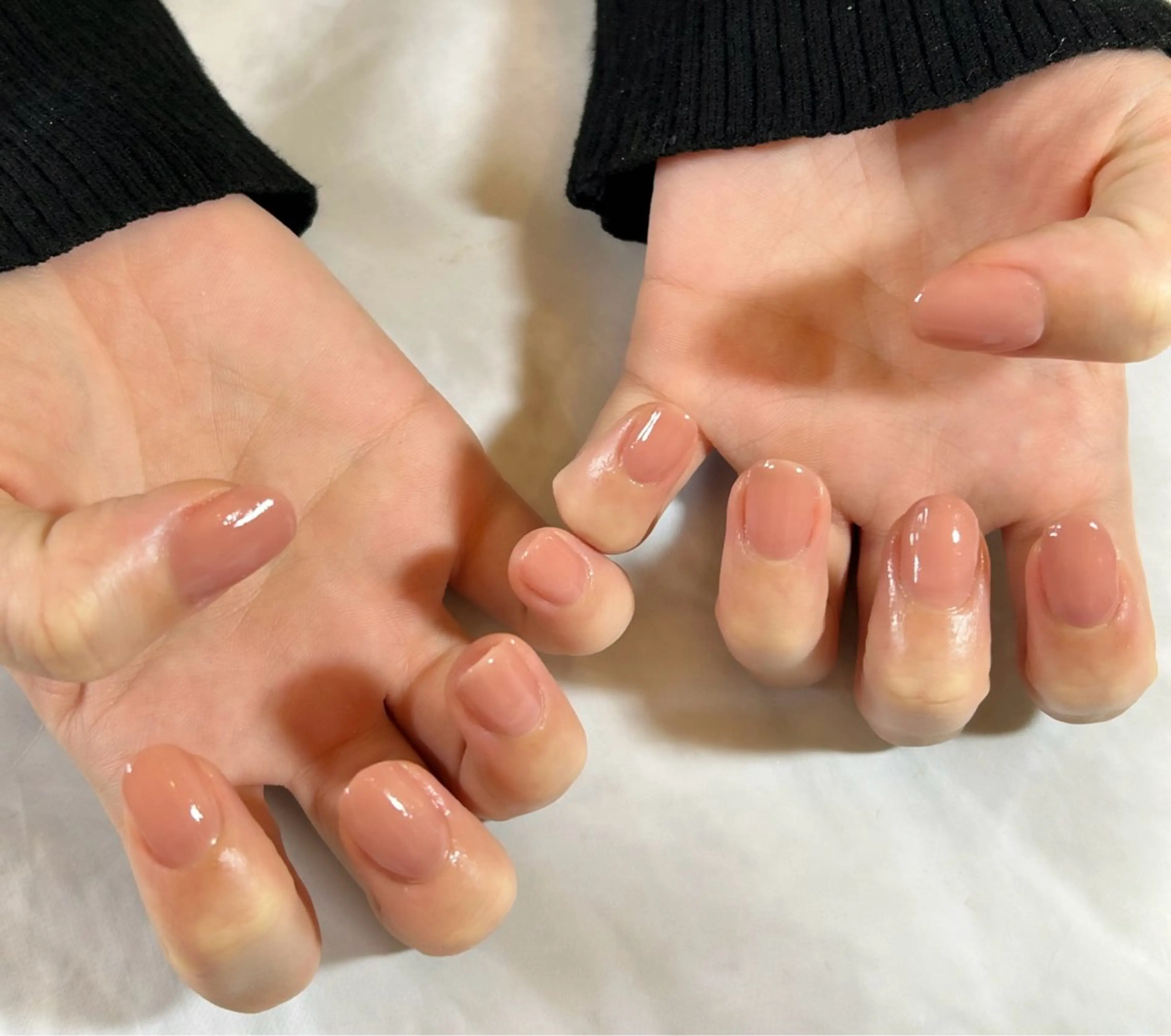 ネイル オフィスネイル BURGUNDY mikaのネイルデザイン