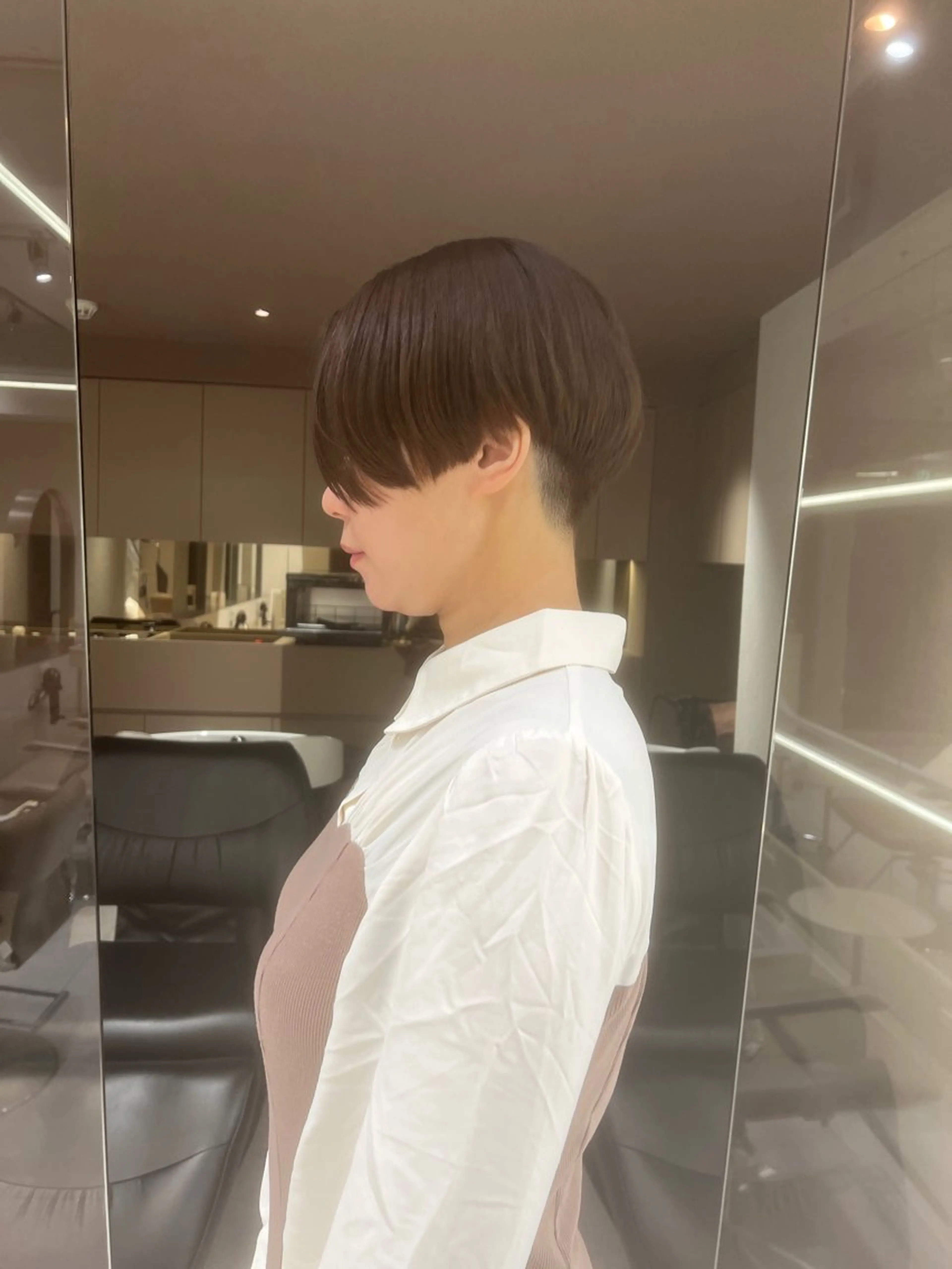 ショート ショートヘア rino🤍 恵比寿レイヤーカットのヘアスタイル
