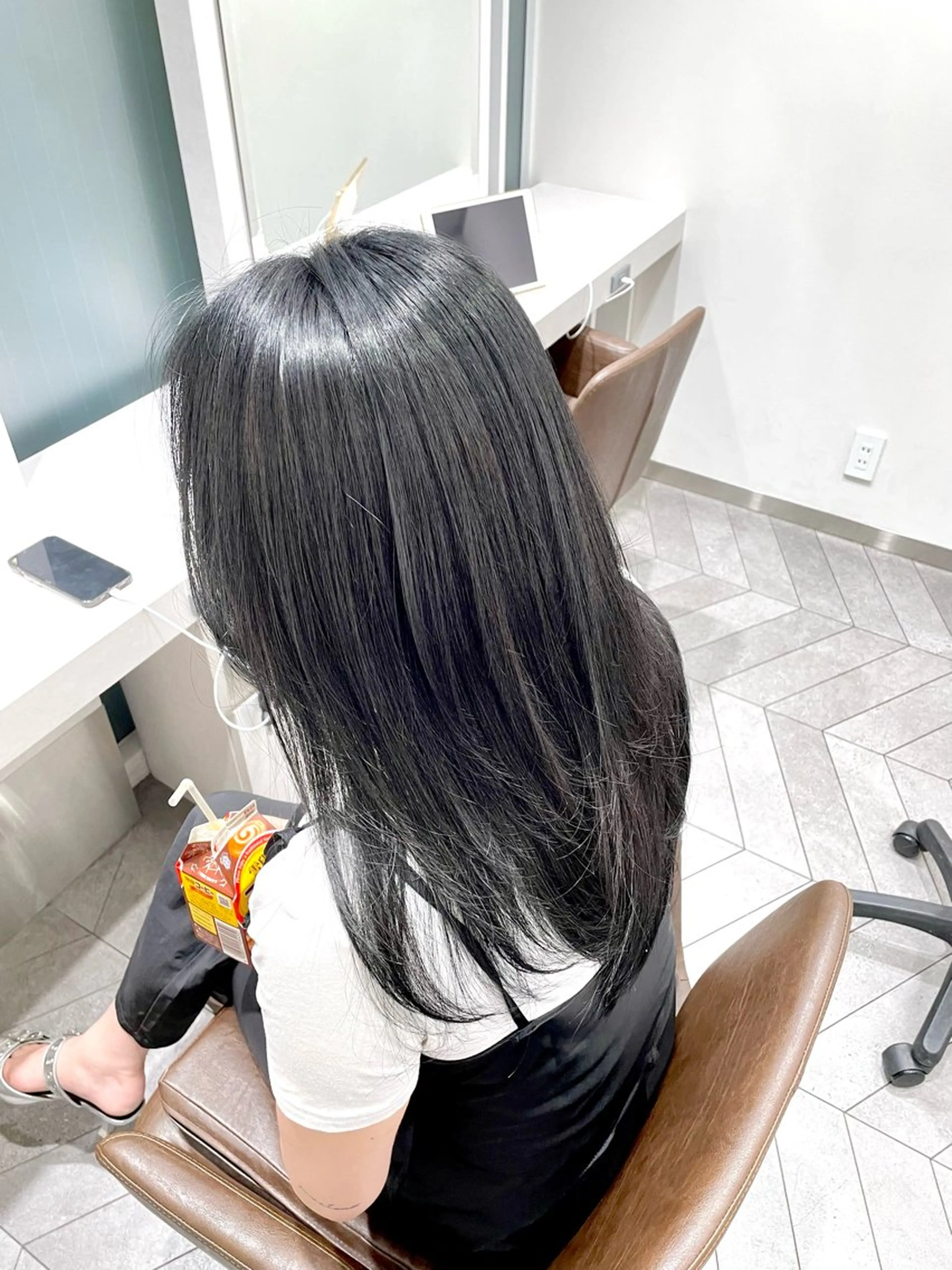 ロング ハイライトデザイン 特化/表参道/みづきのヘアスタイル