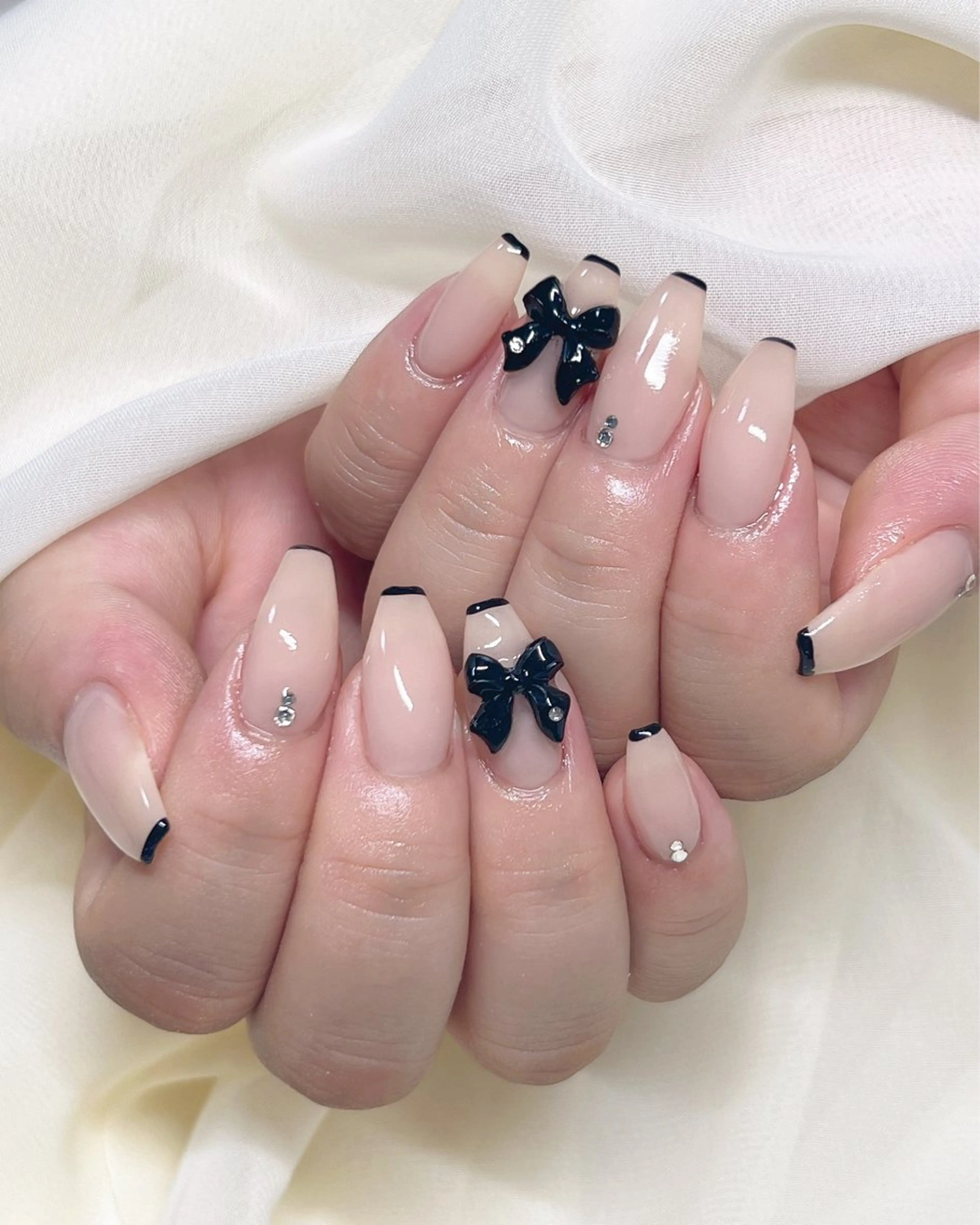 ネイル フレンチネイル シンプルネイル nail salon MUAのネイルデザイン
