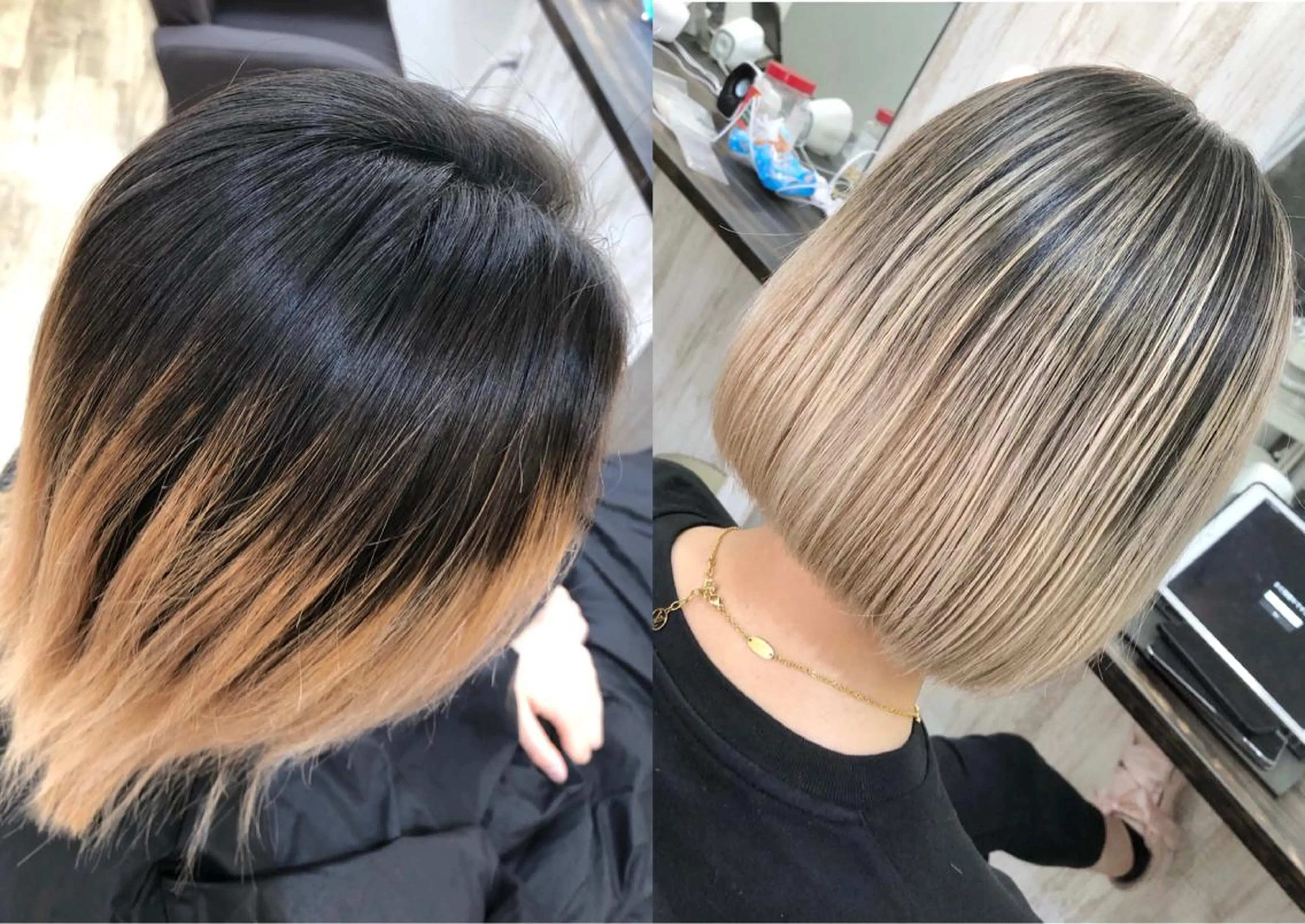 ミディアム カラー プライベートサロン LyoN/RYOTAのヘアスタイル
