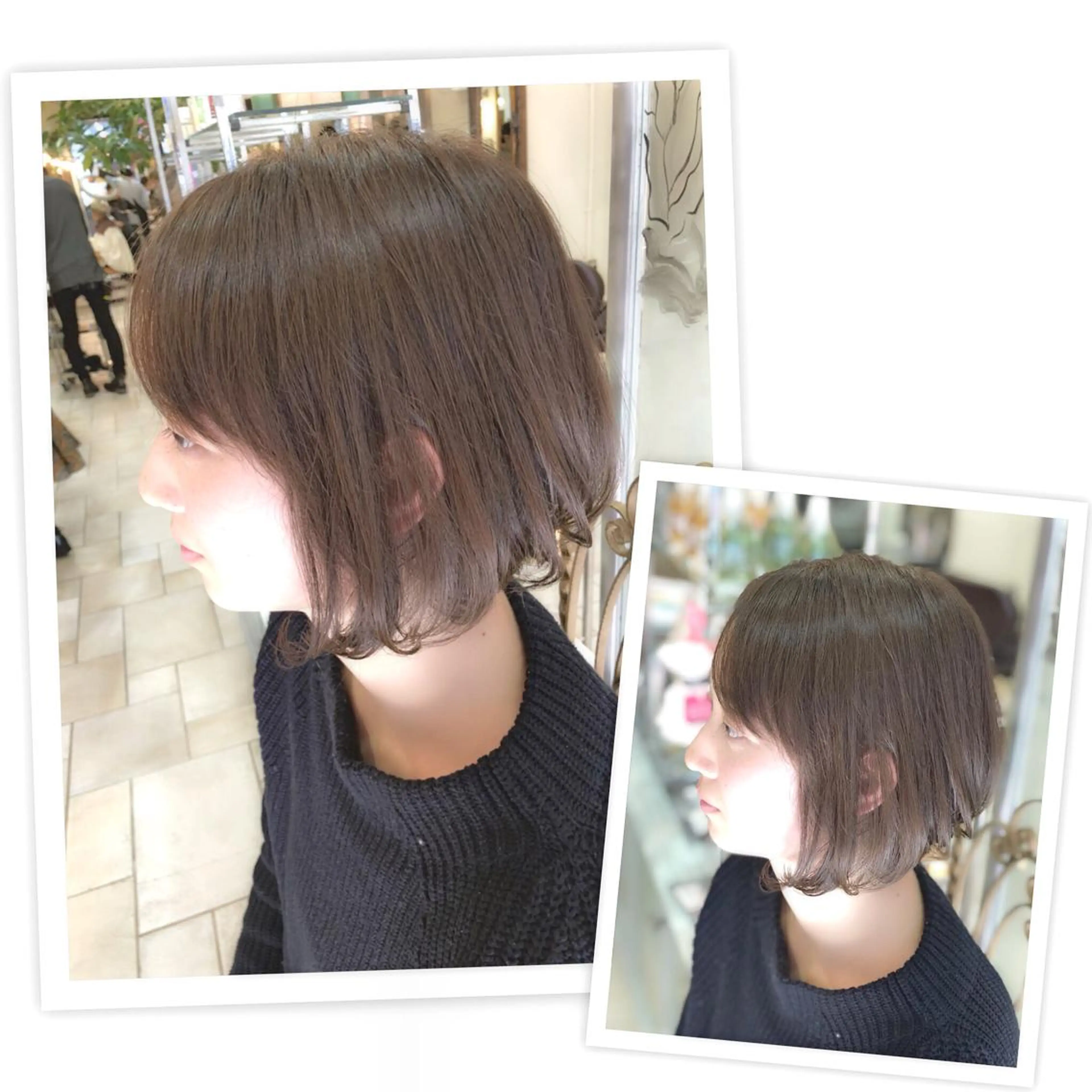 ショート ボブ カット トリートメント ヘッドスパ オブヘアー鷺沼店所属・ta tsuのヘアスタイル