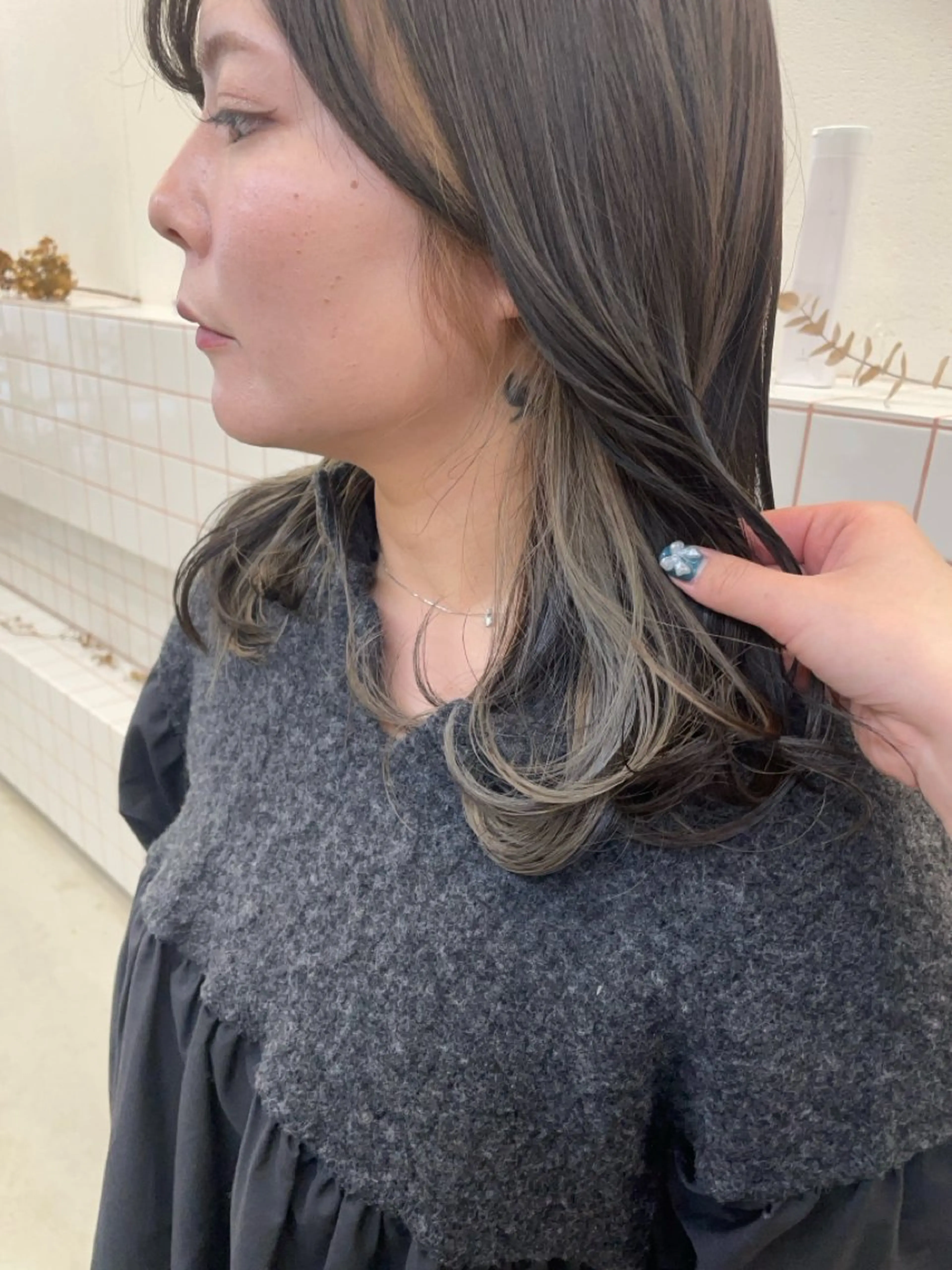 カラー カット ヘアカラー トリートメント 🪷花屋併設🪷 山下悠月のヘアスタイル