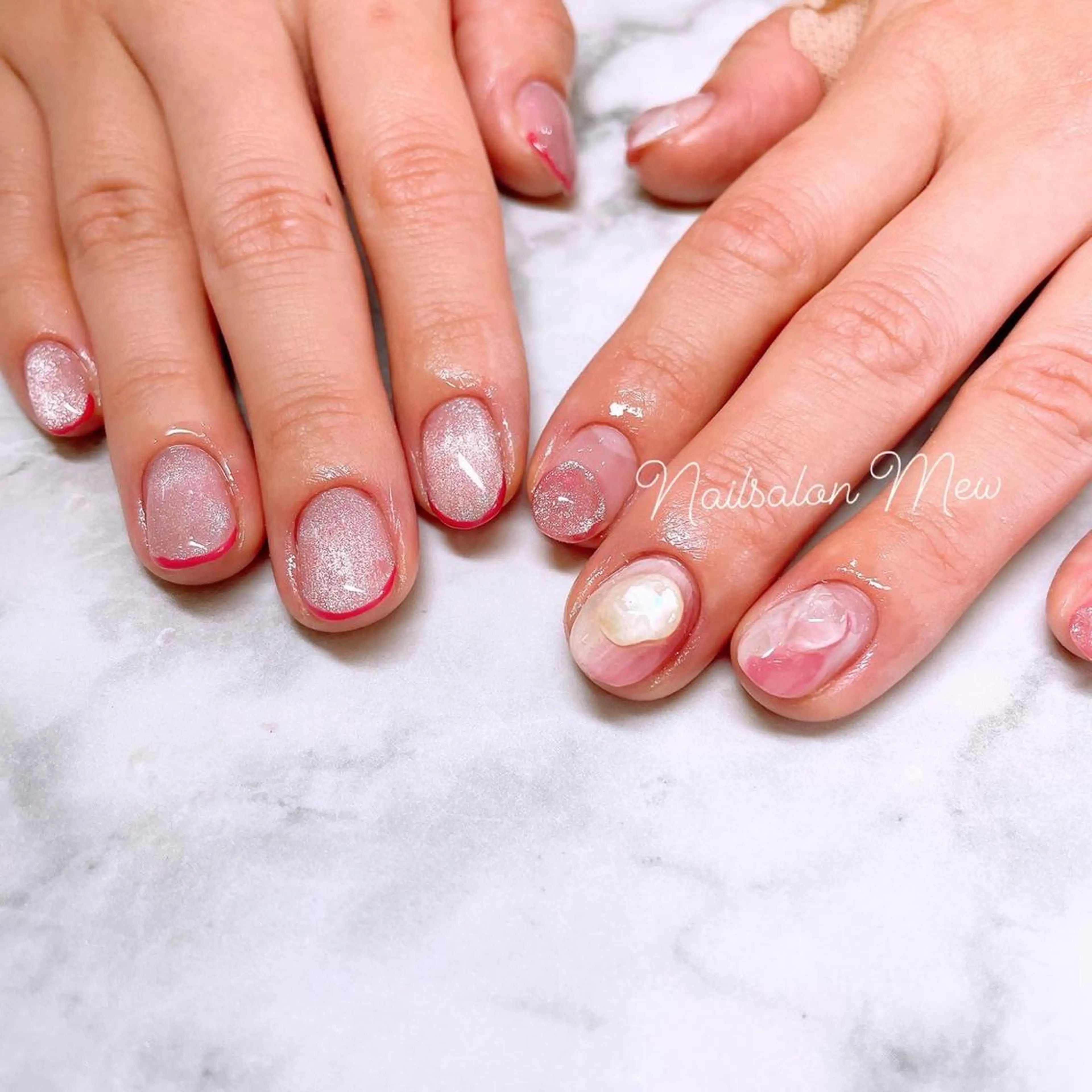 ネイル ハンドネイル Nailsalon Mew所属・Nailsalon Mew❤︎のネイルデザイン
