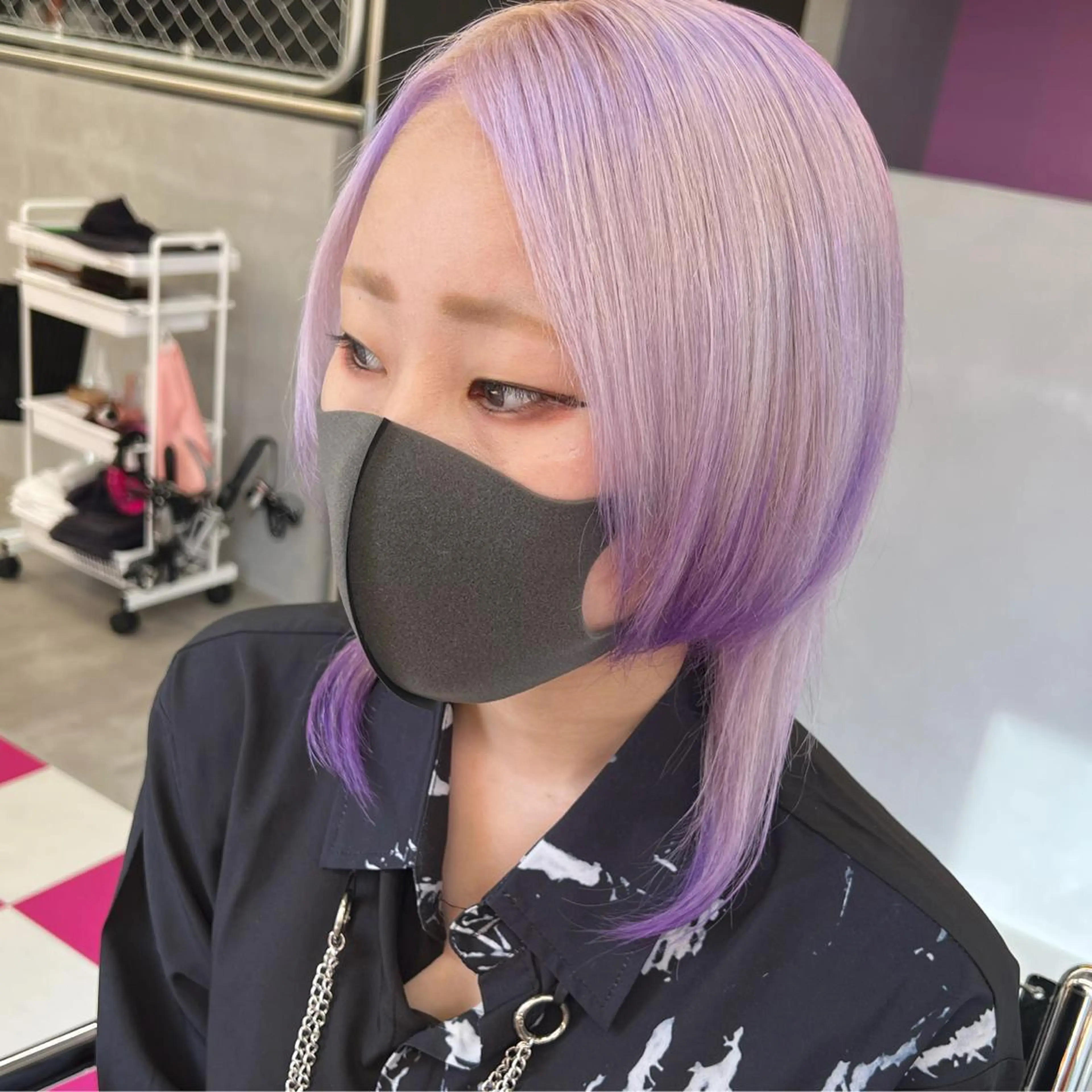 ミディアム カラー ELU. by stella所属・ELU.☁️ ARIのヘアスタイル