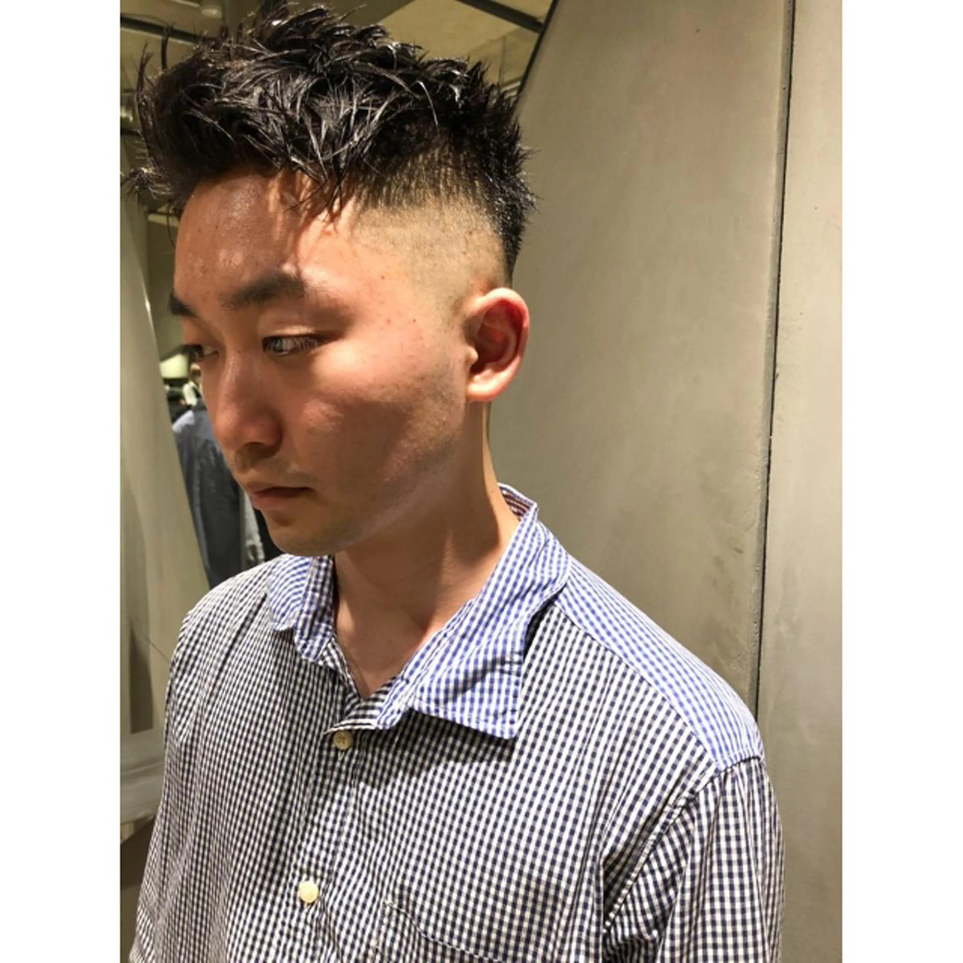 メンズ フェードカット 刈り上げ 🌈圧倒的デザイン パーマ　関和希のヘアスタイル
