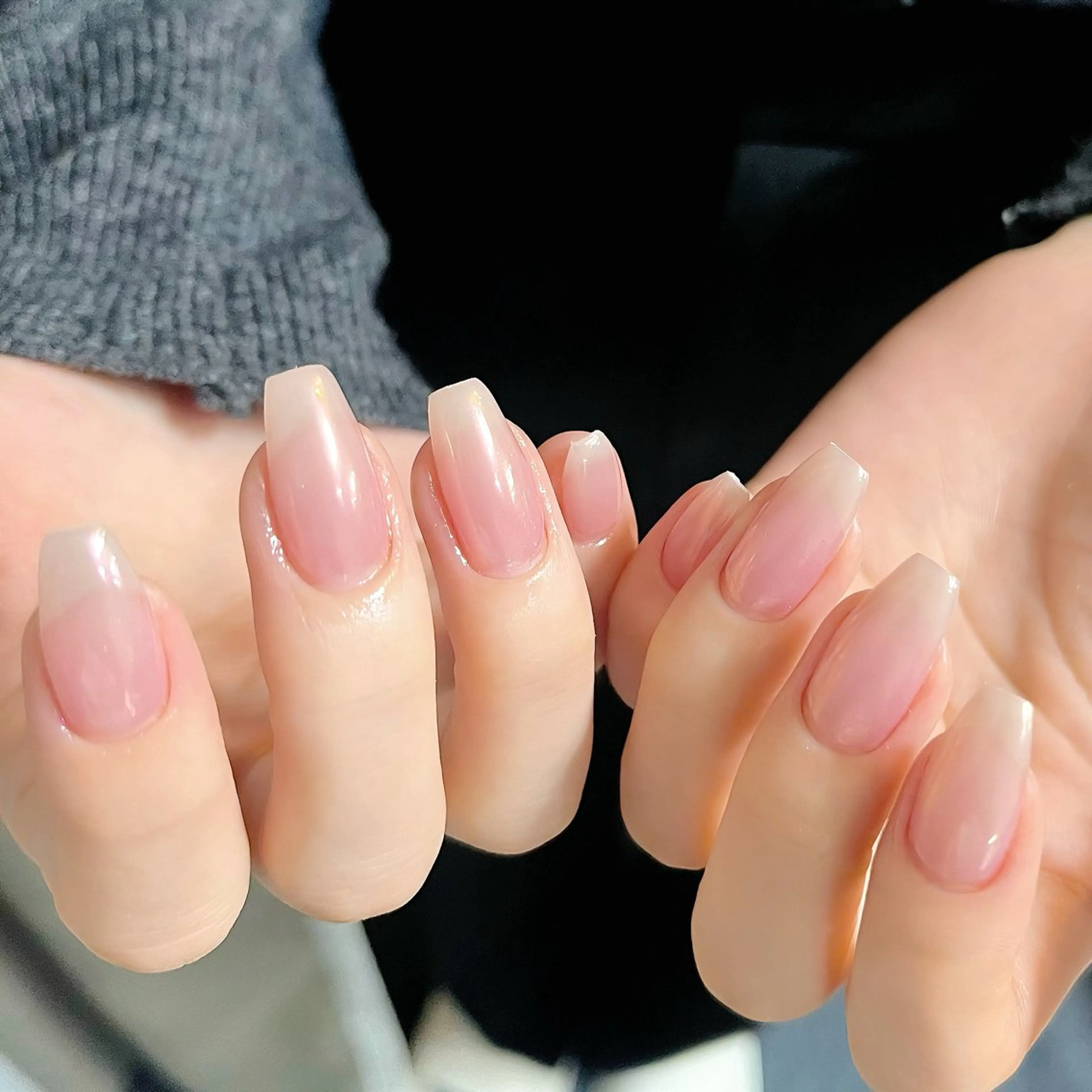 ネイル チークネイル フラッシュネイル フレンチネイル ミラーネイル ワンカラーネイル ハンドネイル 🫧OPELIA NAIL渋谷🫧のネイルデザイン