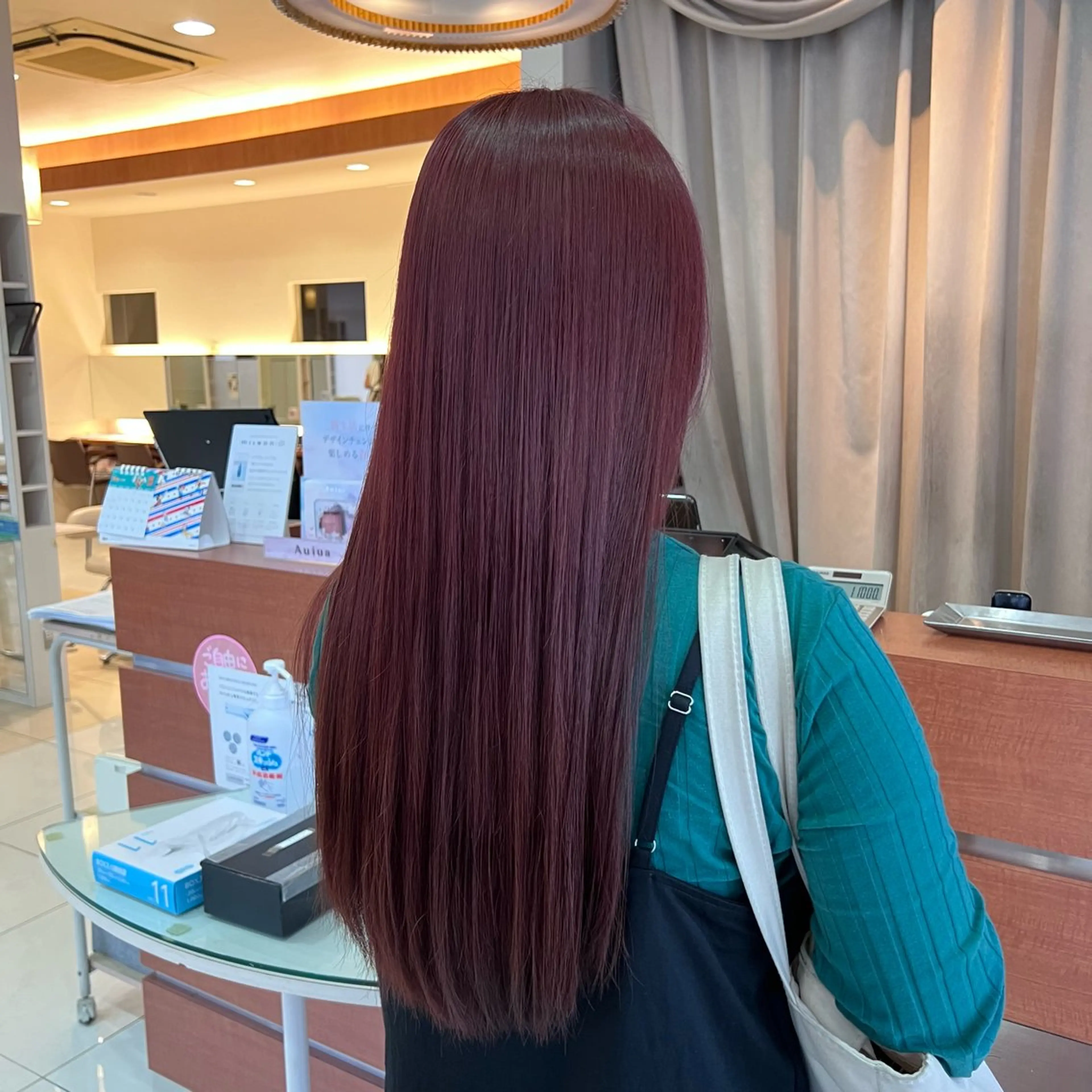 ロング カラー ヘアカラー トリートメント 🌹艶カラー🌹 大林未侑のヘアスタイル