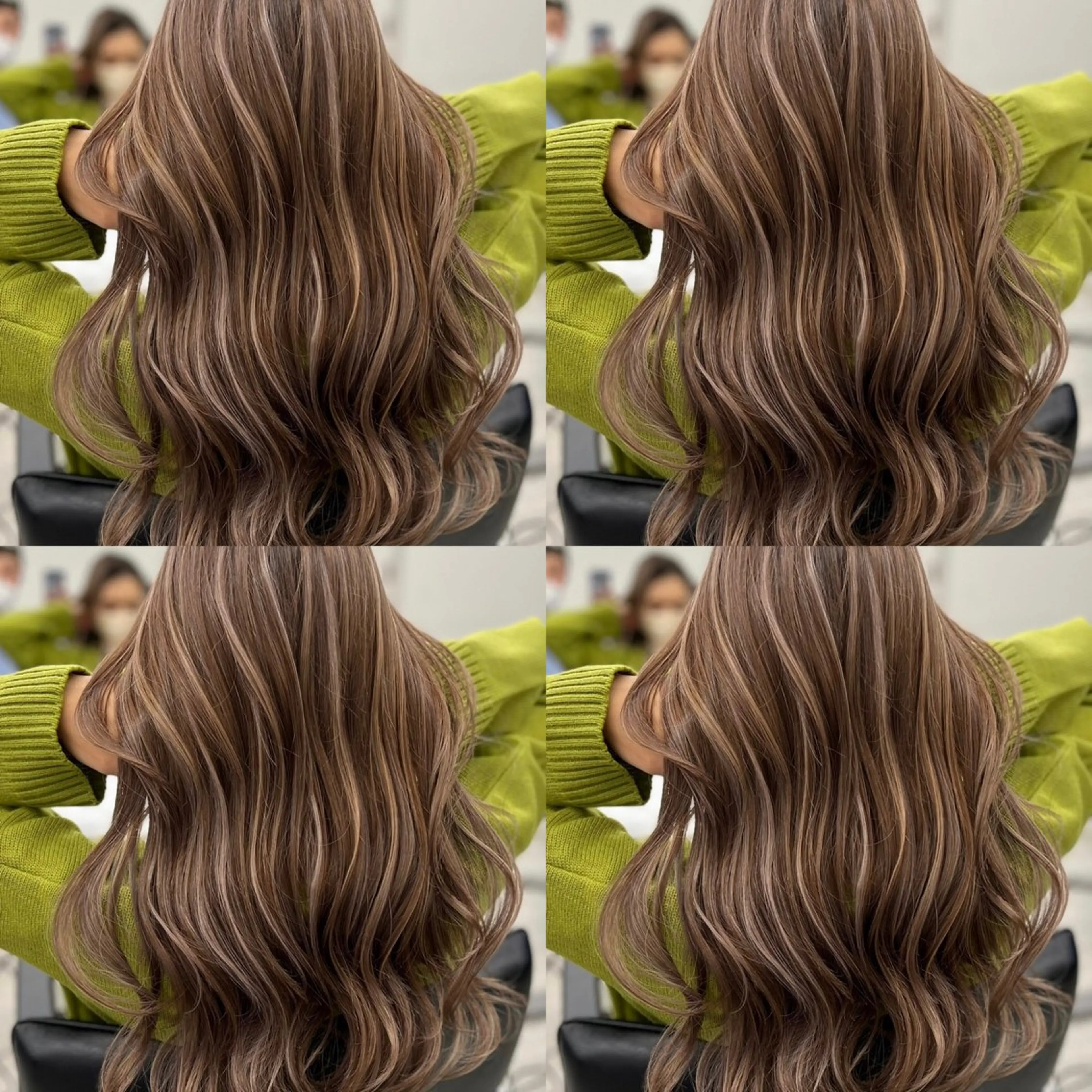 ロング カラー バレイヤージュ ベージュカラー ブリーチ ケアブリーチ ダブルカラー ご予約 宜しくお願いします！のヘアスタイル