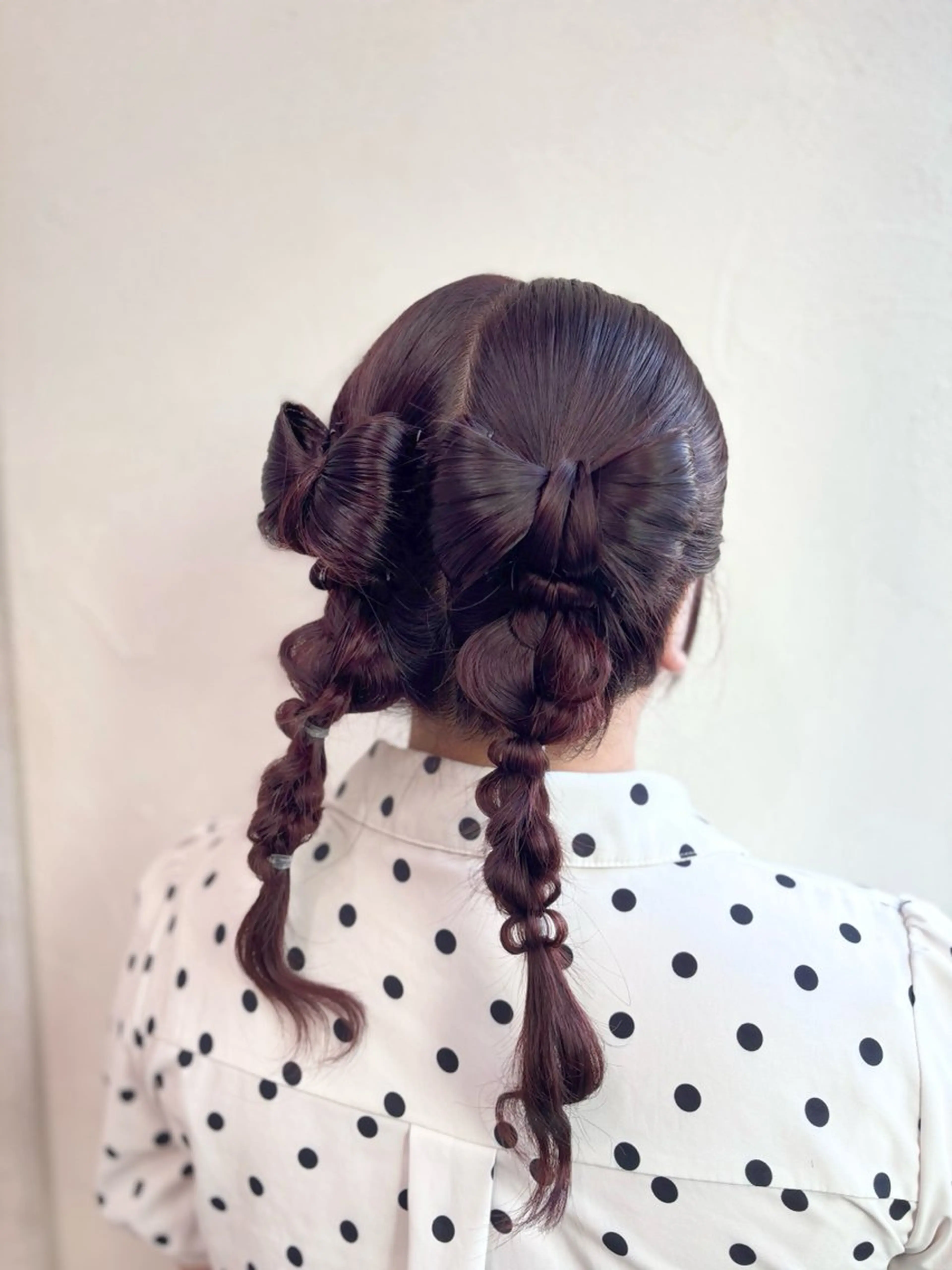 ヘアセットの写真