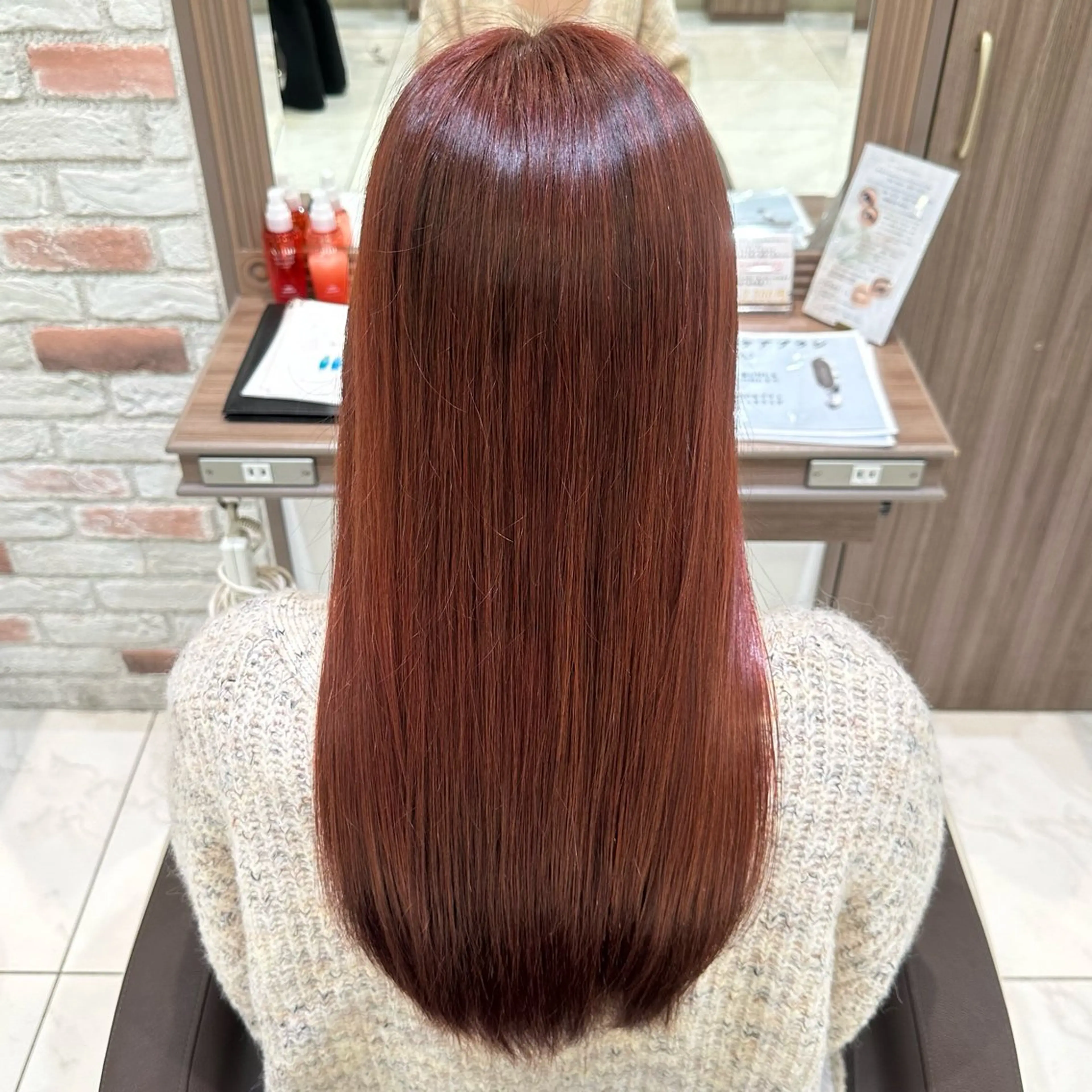 ロング カラー ヘアカラー 𓍯暖色/韓国風 田中沙羅‎𓍯のヘアスタイル