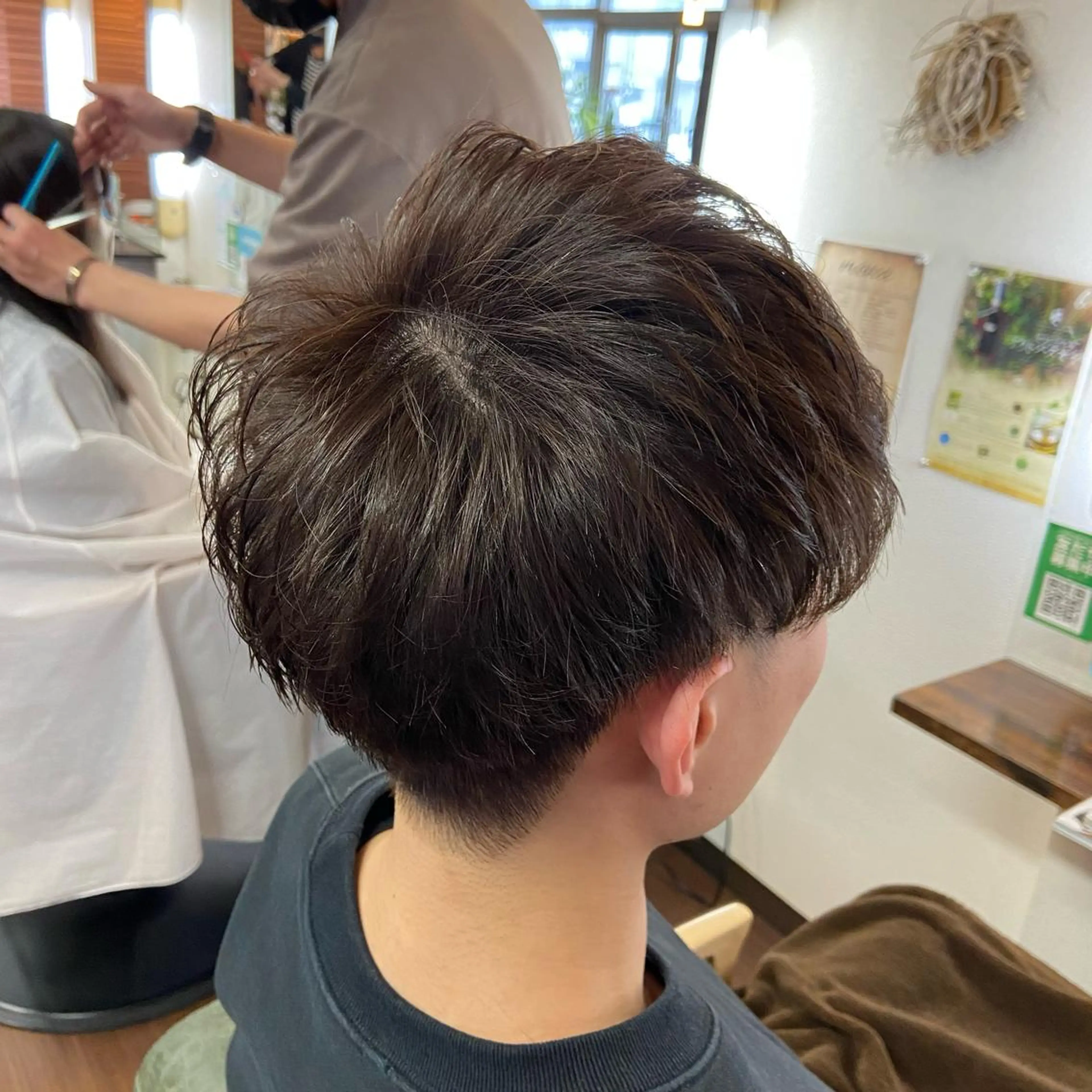 ショート カラー メンズ カット ヘアカラー Glanzhair 🫧‪菊池柊真🫧のヘアスタイル
