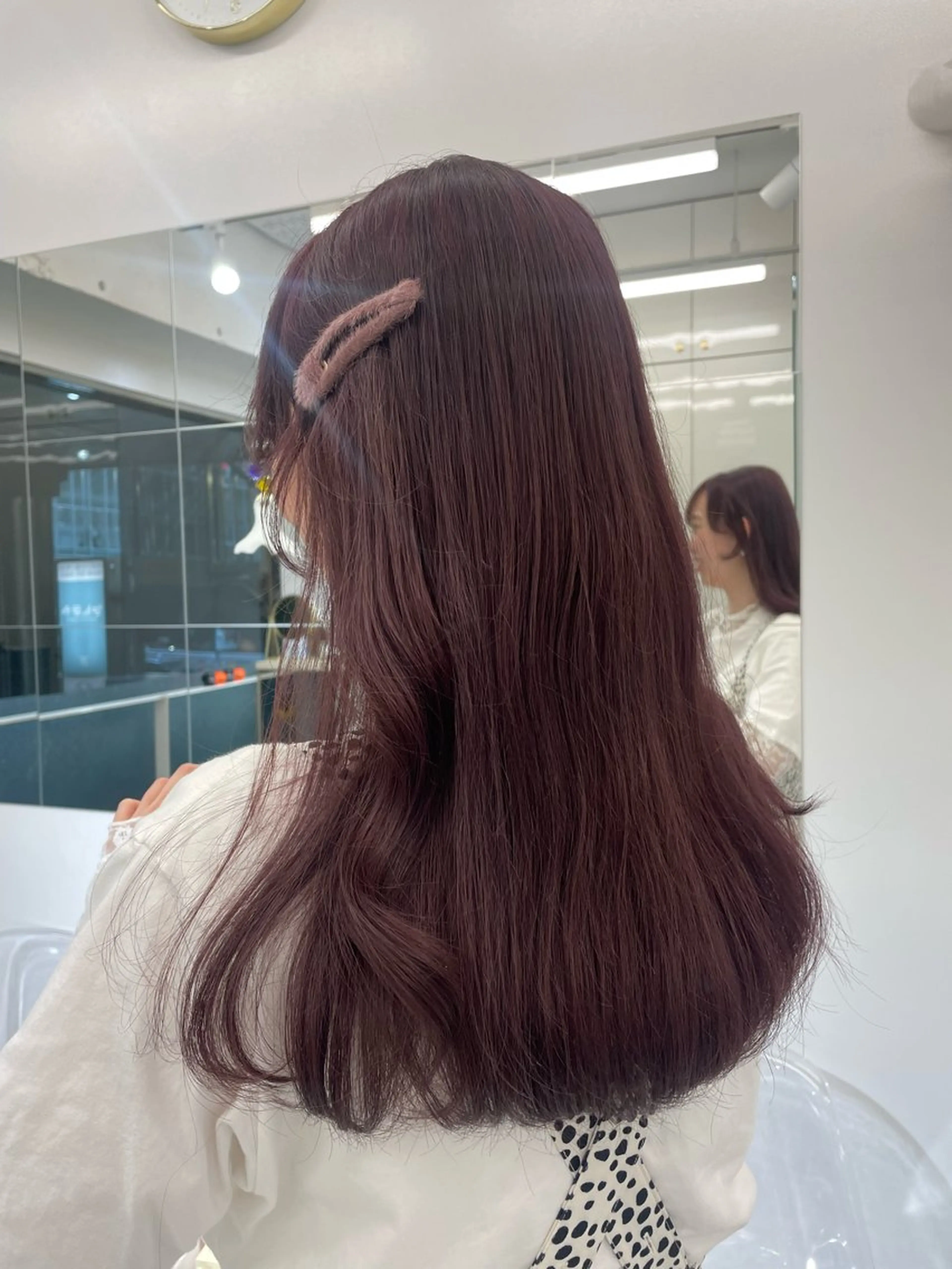 ロング カラー ブリーチ ラベンダーカラー ピンクカラー ピンクラベンダー ヘアカラー レイヤー/ハイトーン 渋谷/Satsukiのヘアスタイル