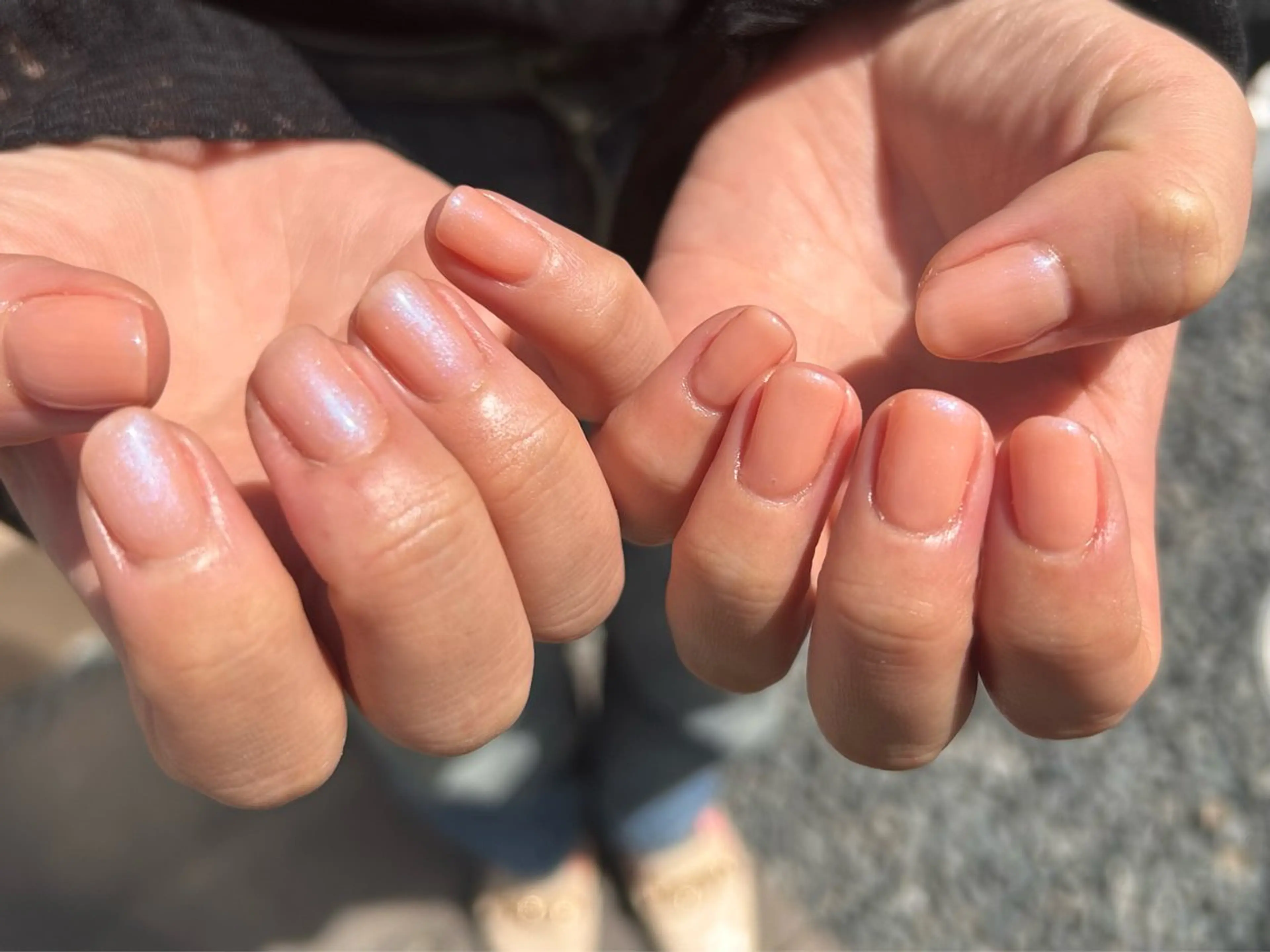 ネイル ワンカラーネイル シンプルネイル amo_nail 岡山市南区自宅ネイルのネイルデザイン