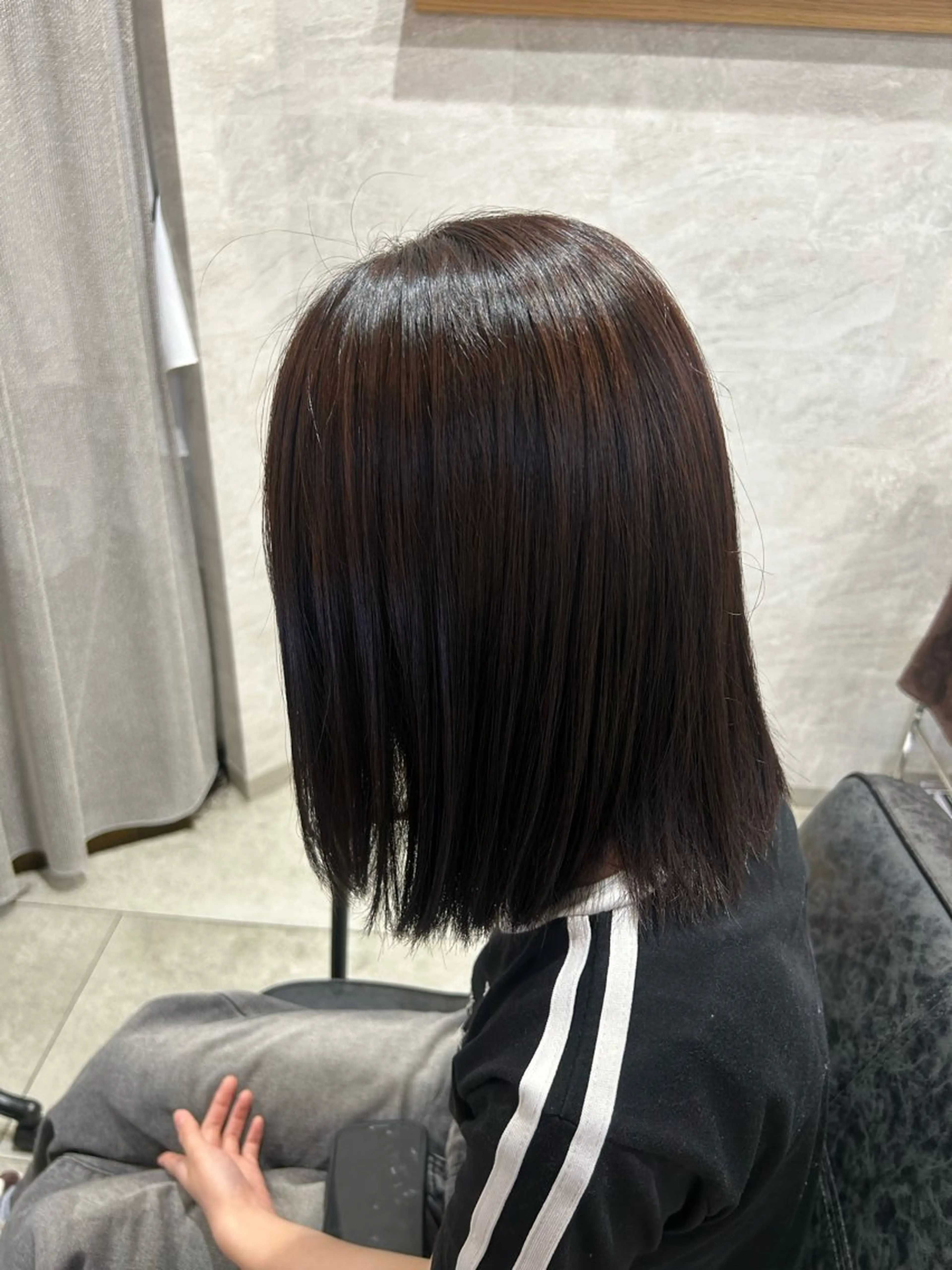 ブリーチなしワンカラー🎨の写真