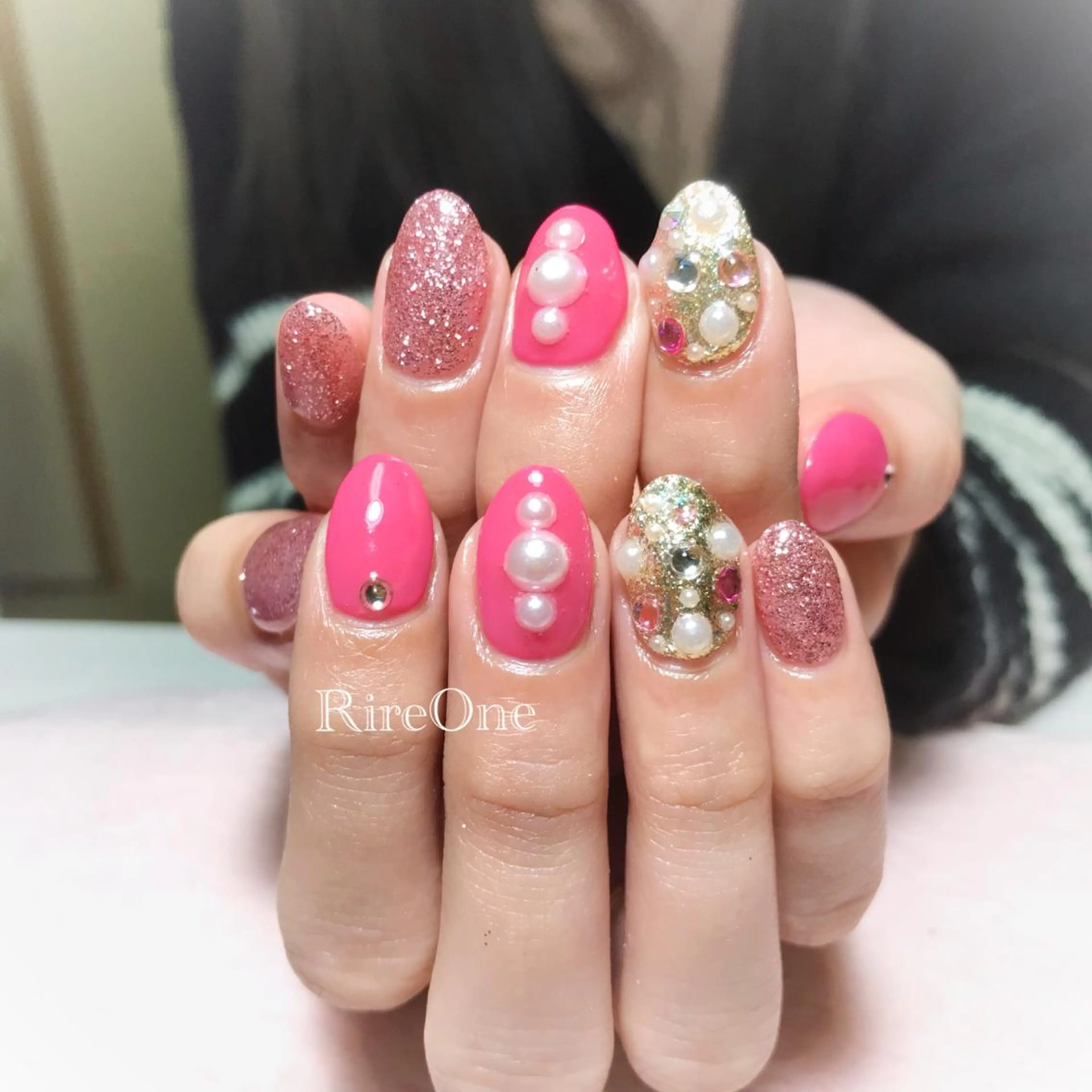 ネイル キラキラネイル RireOne ~リルワン~のネイルデザイン