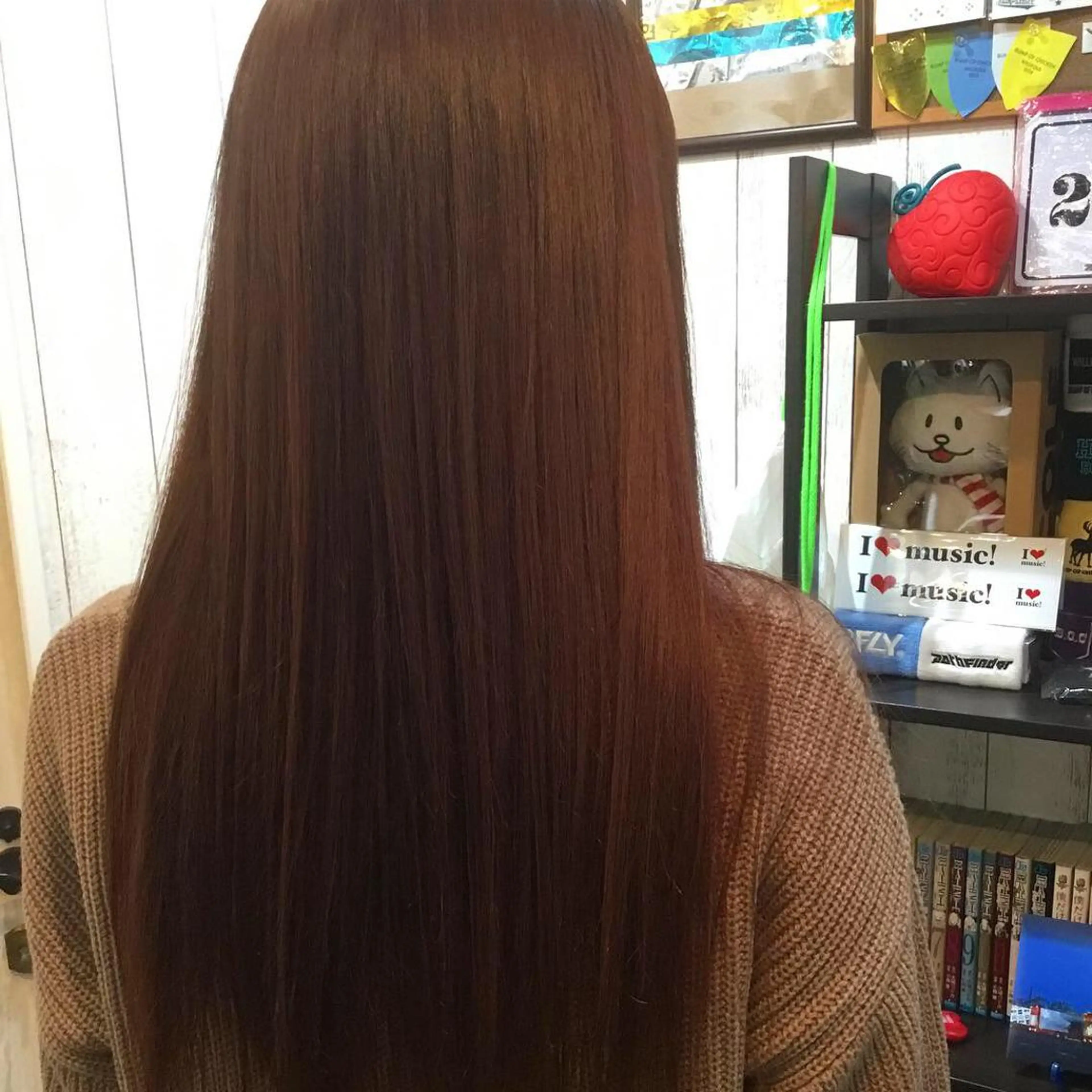 ロング カラー 金崎 新吾のヘアスタイル