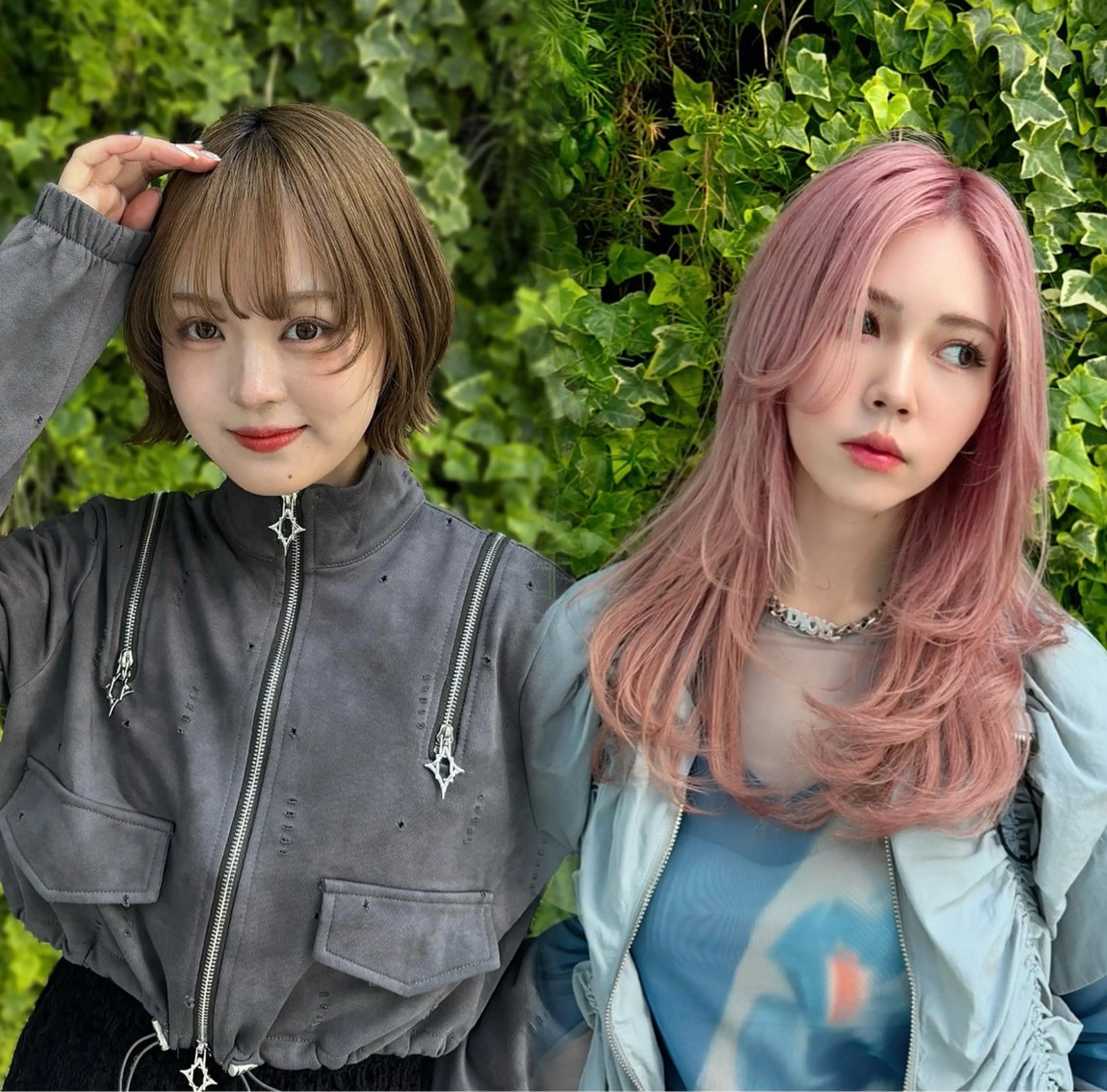 ロング カラー [渋谷ブリーチ] 玲弥のヘアスタイル