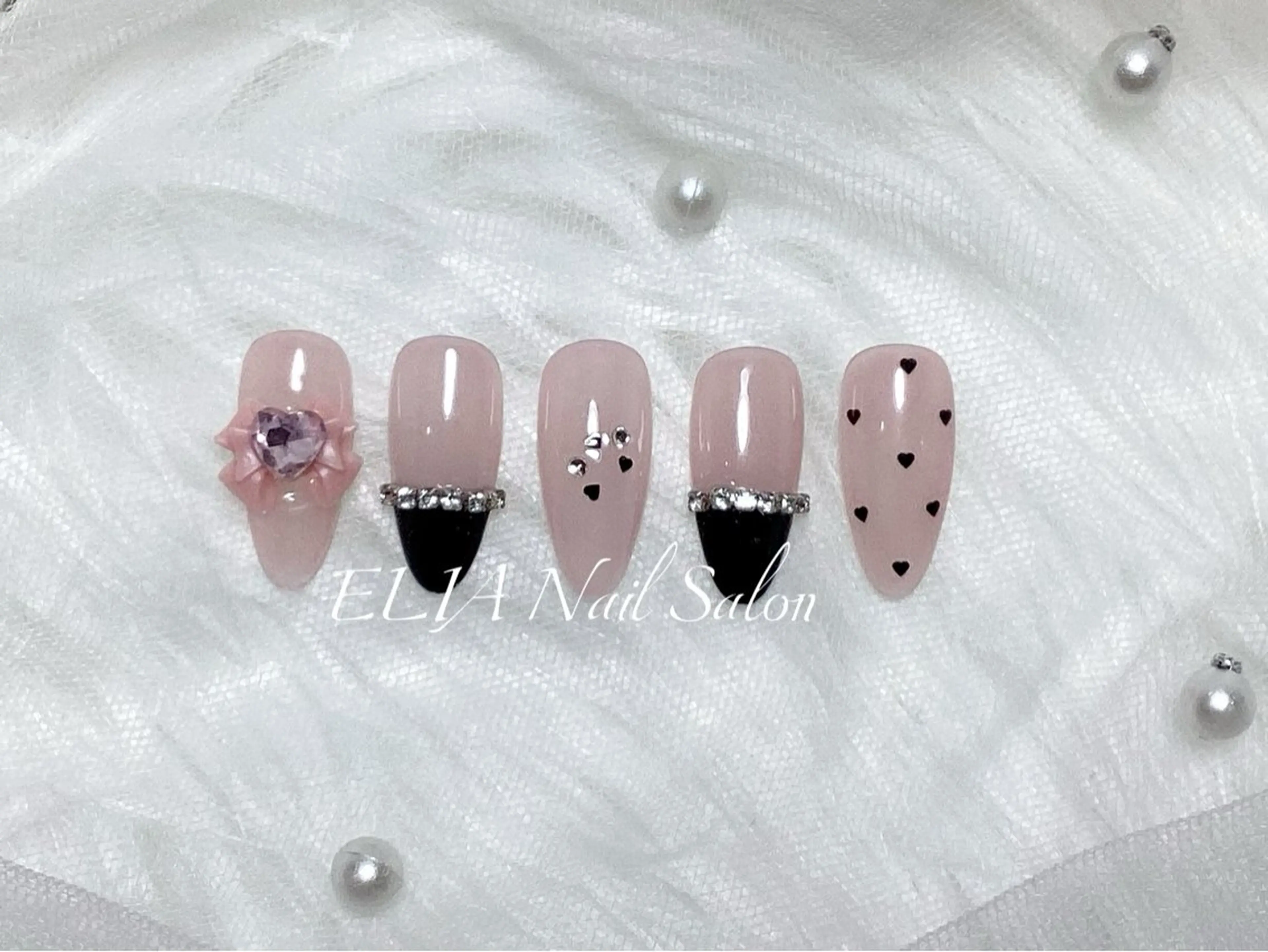 ミディアム ハンドネイル ELIA【エリア】 nailsalonのネイルデザイン