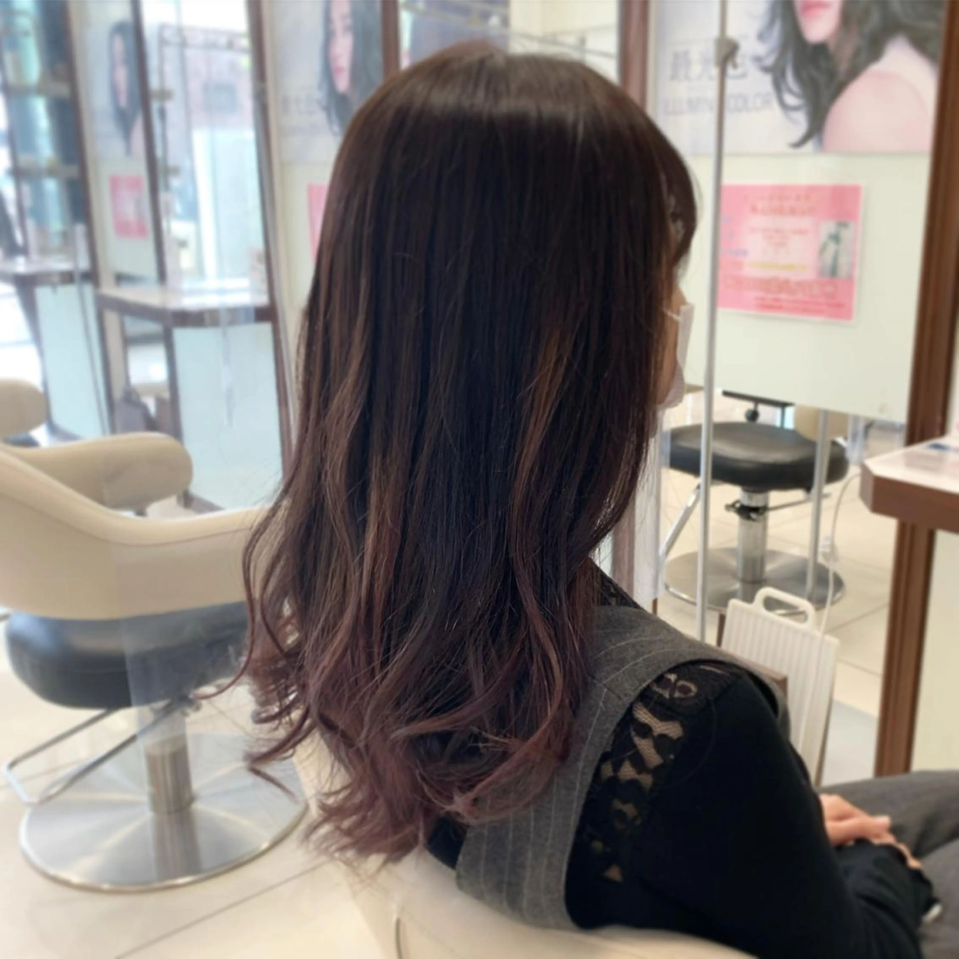 ロング カラー ally新百合ヶ丘 フジムラユウスケのヘアスタイル