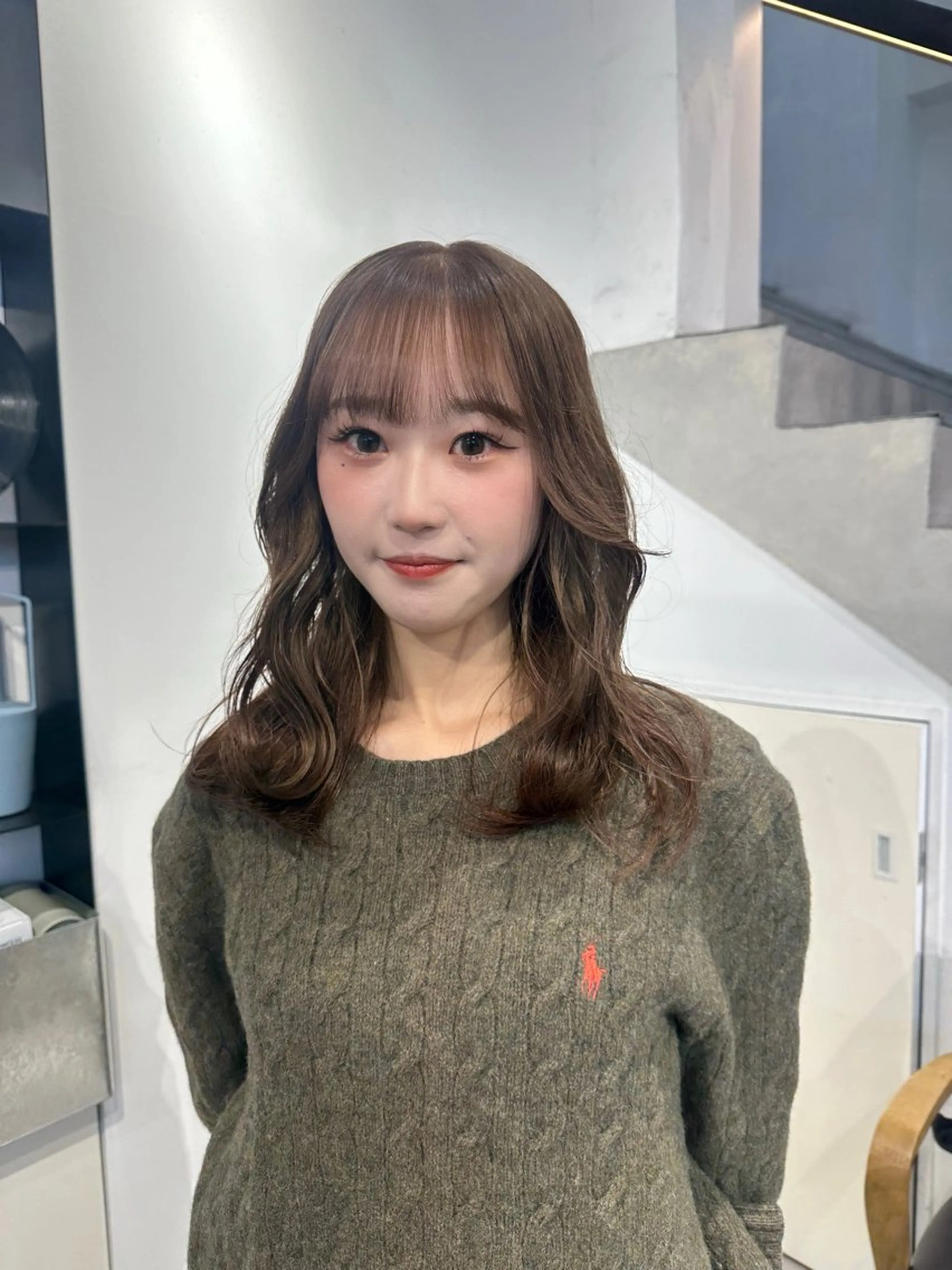 ロング ヘアカラー 🎀韓国レイヤー特化 🎀ベージュ/ミクのヘアスタイル