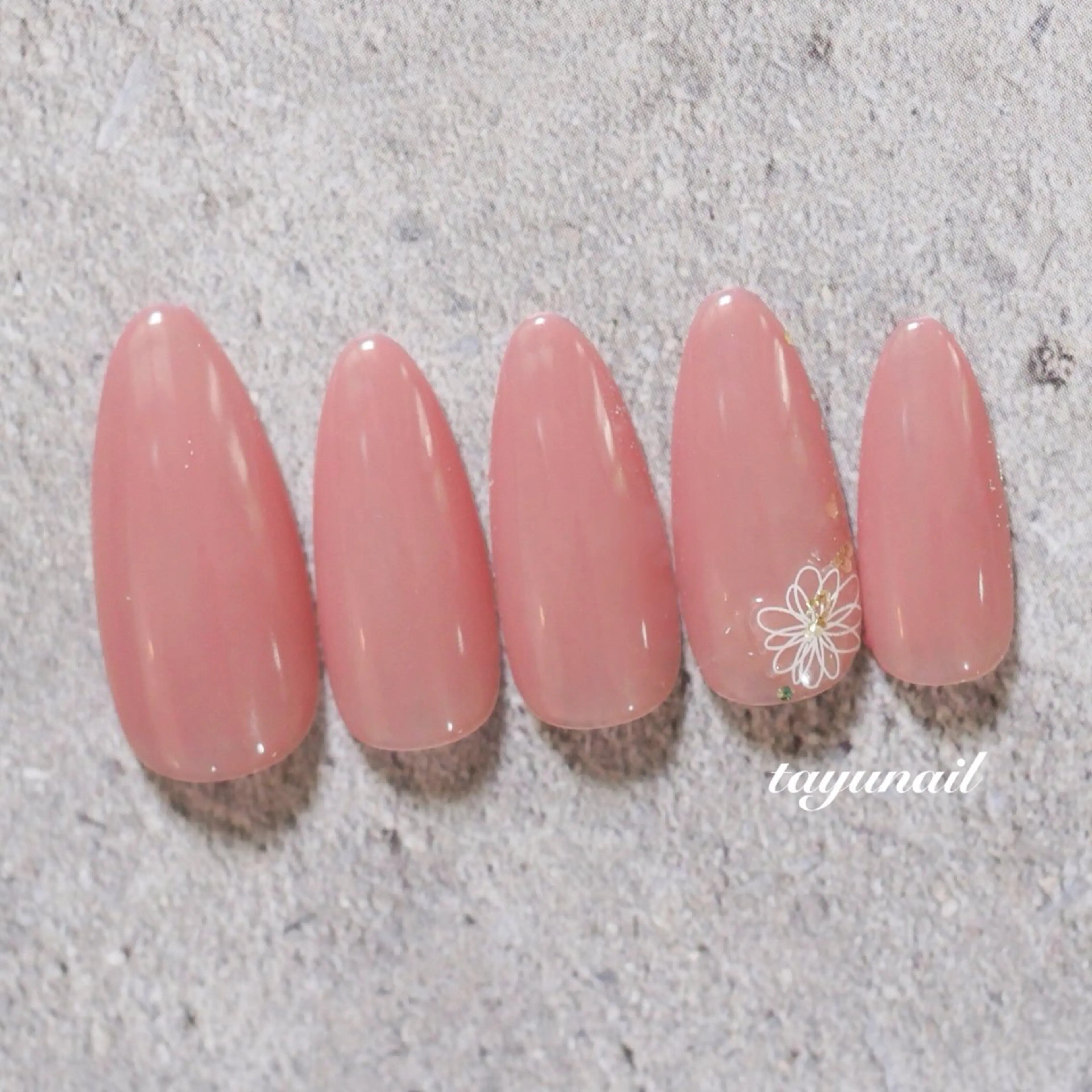 ネイル アートネイル ジェルネイル パラジェル シンプルネイル ネイルサロン・ネイルスクール　たゆnail所属・ネイルサロン 【たゆnail】のネイルデザイン