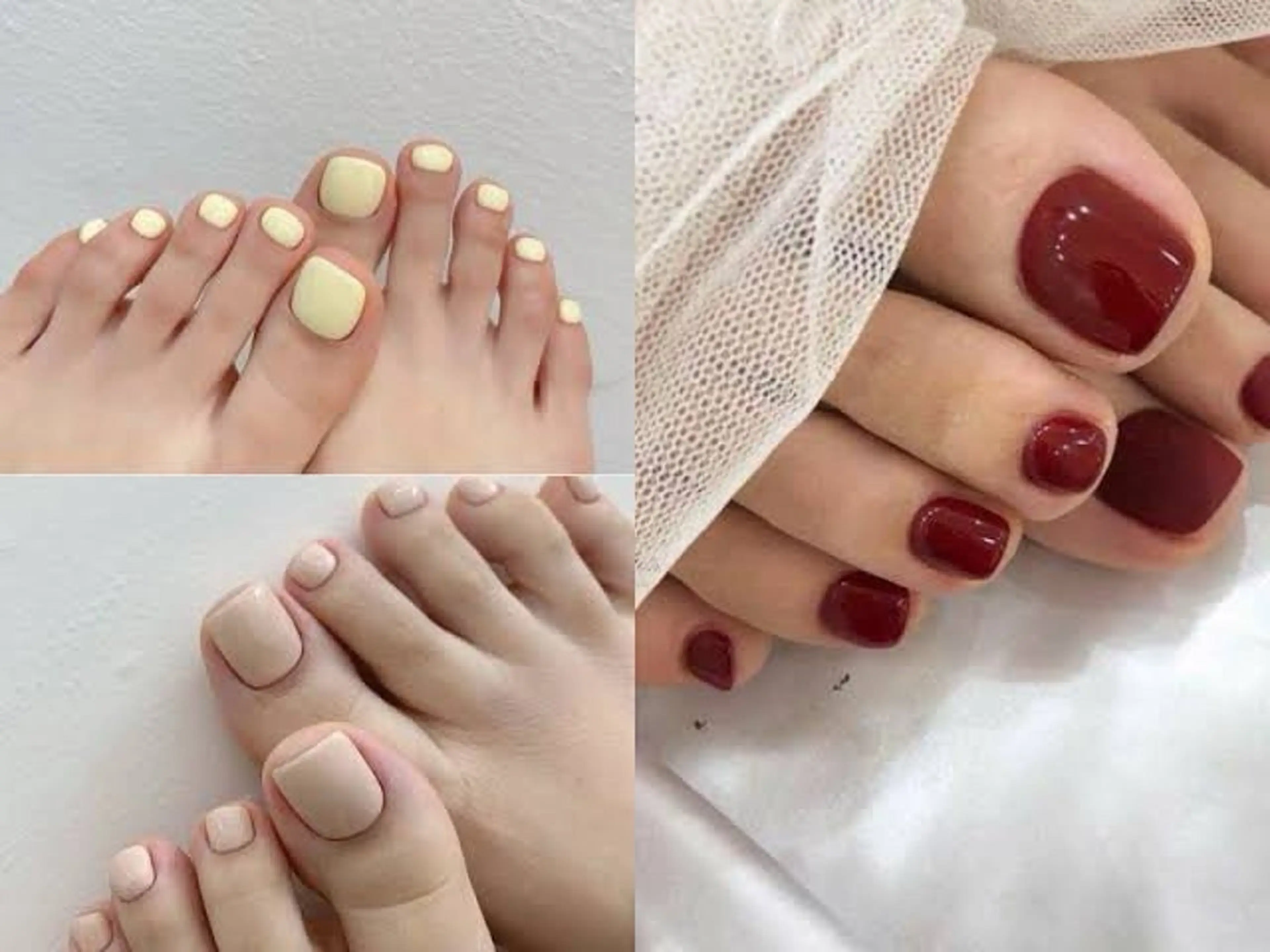 ミディアム フットネイル YUME NAILのネイルデザイン