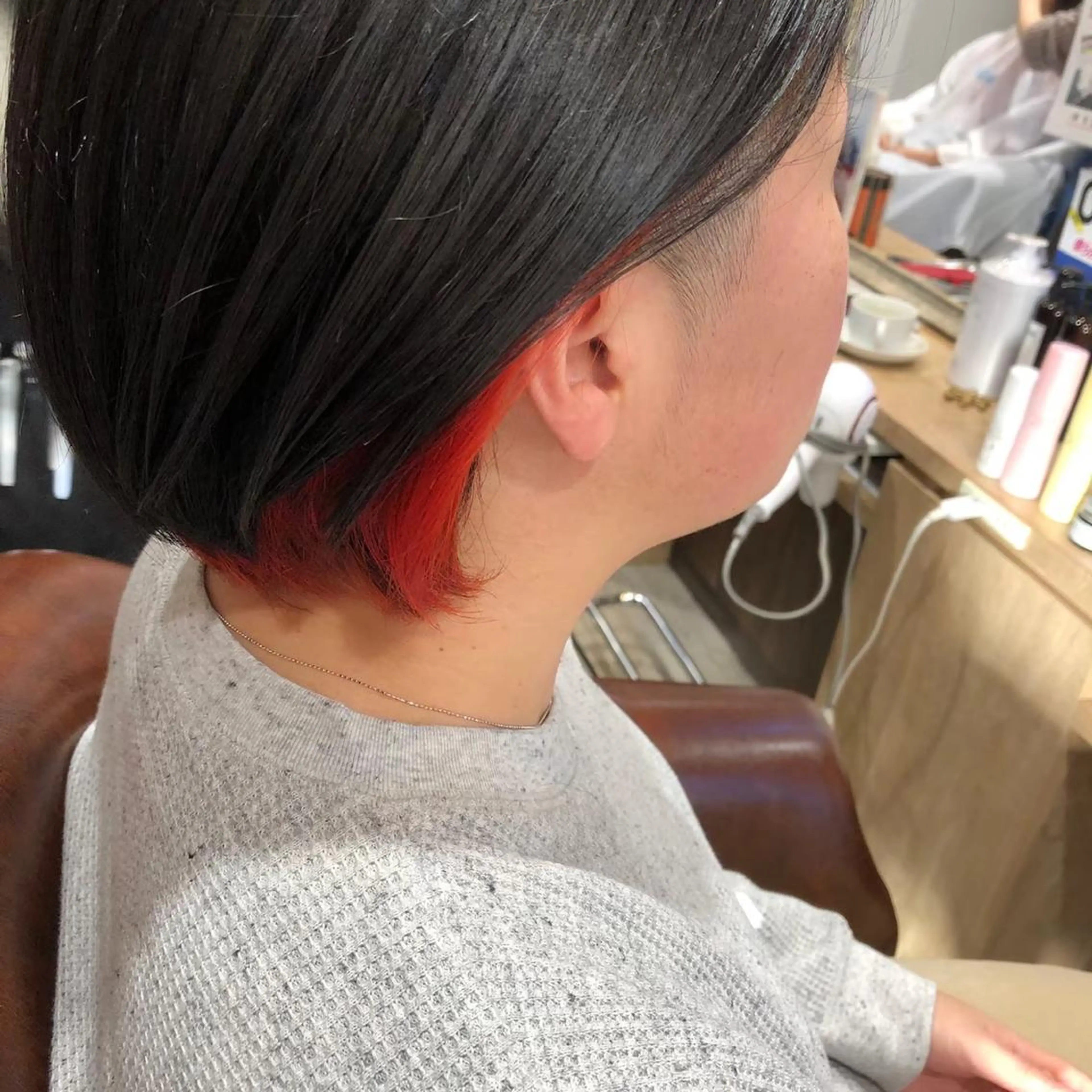 ショート 縮毛矯正 松崎祥のヘアスタイル