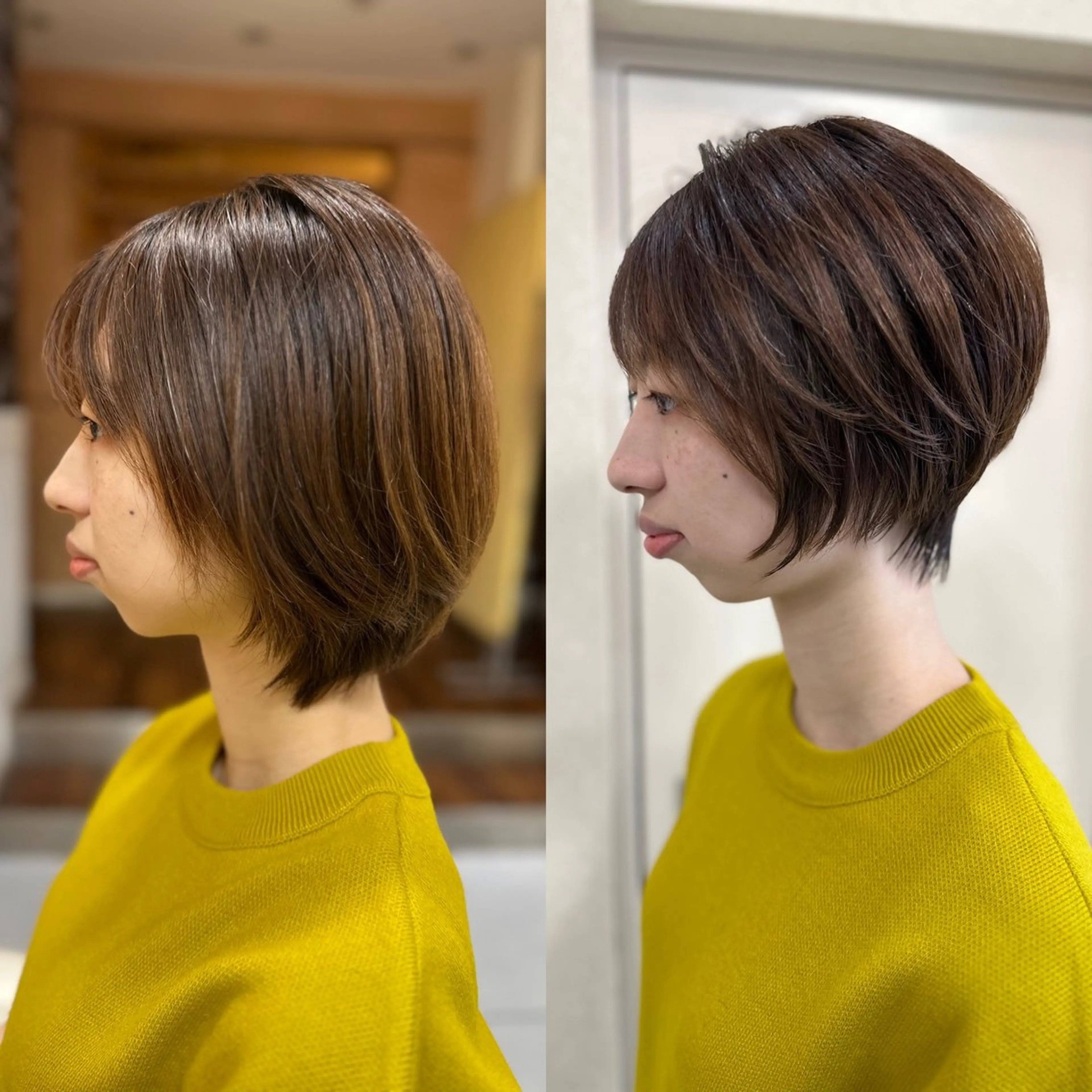 ショート カット 髪質改善🍏縮毛矯正 /ブリーチ矯正岡部のヘアスタイル