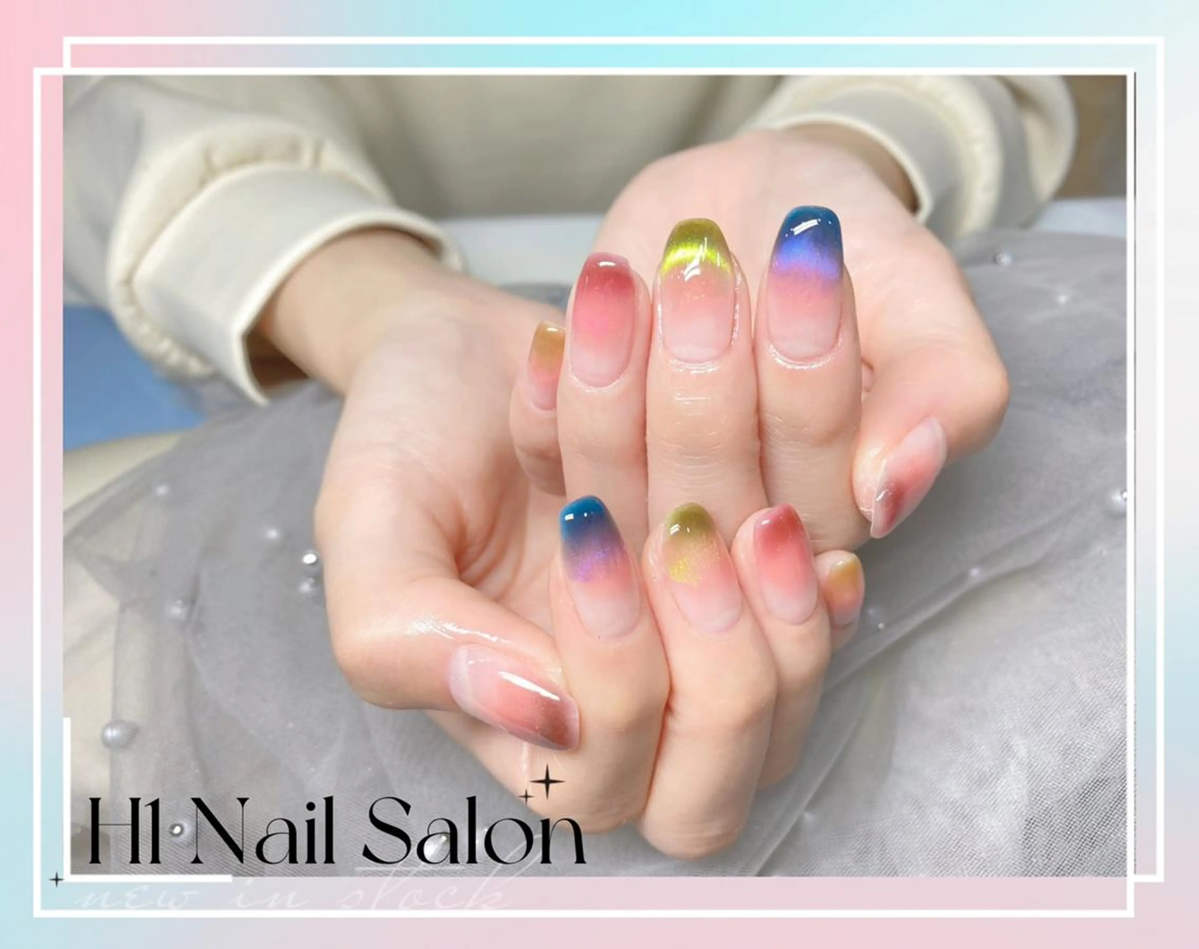 ミディアム ハンドネイル Y&Y Nail Salonのネイルデザイン