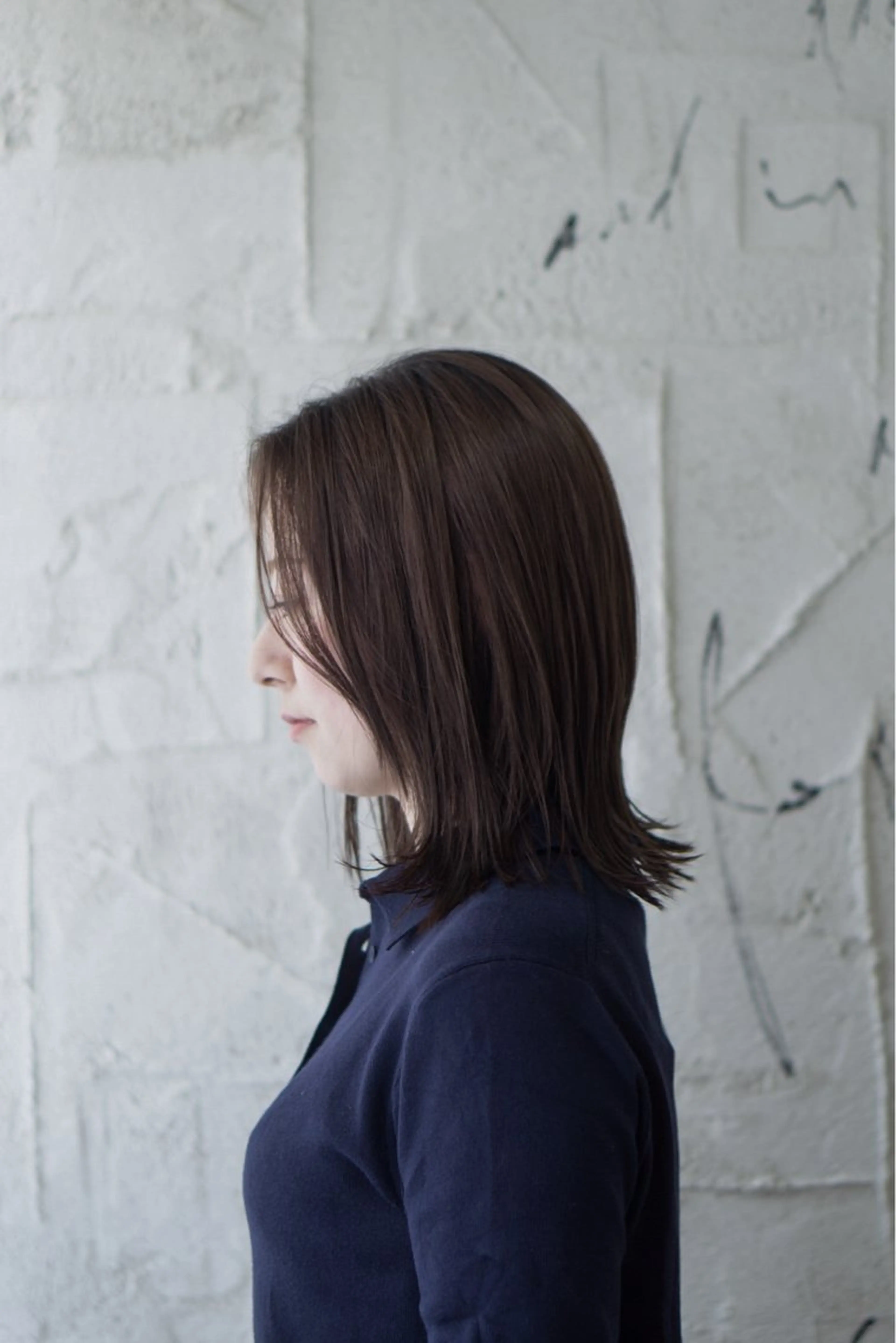 ミディアム カット ヘアカラー トリートメント 木村 南葵のヘアスタイル