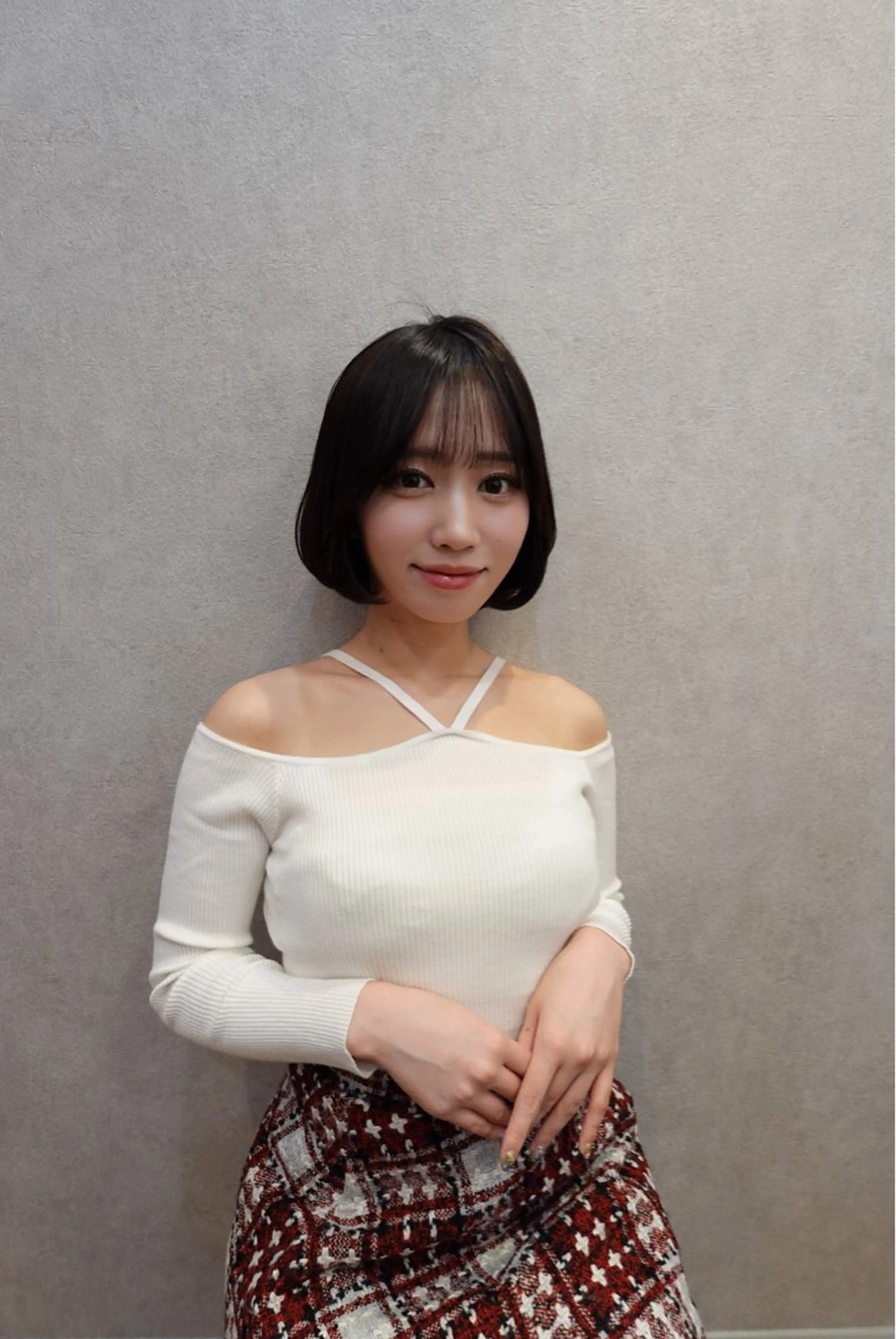 ショート 銀座🇰🇷韓国ボブ 🧡巻ける縮毛/せんのヘアスタイル