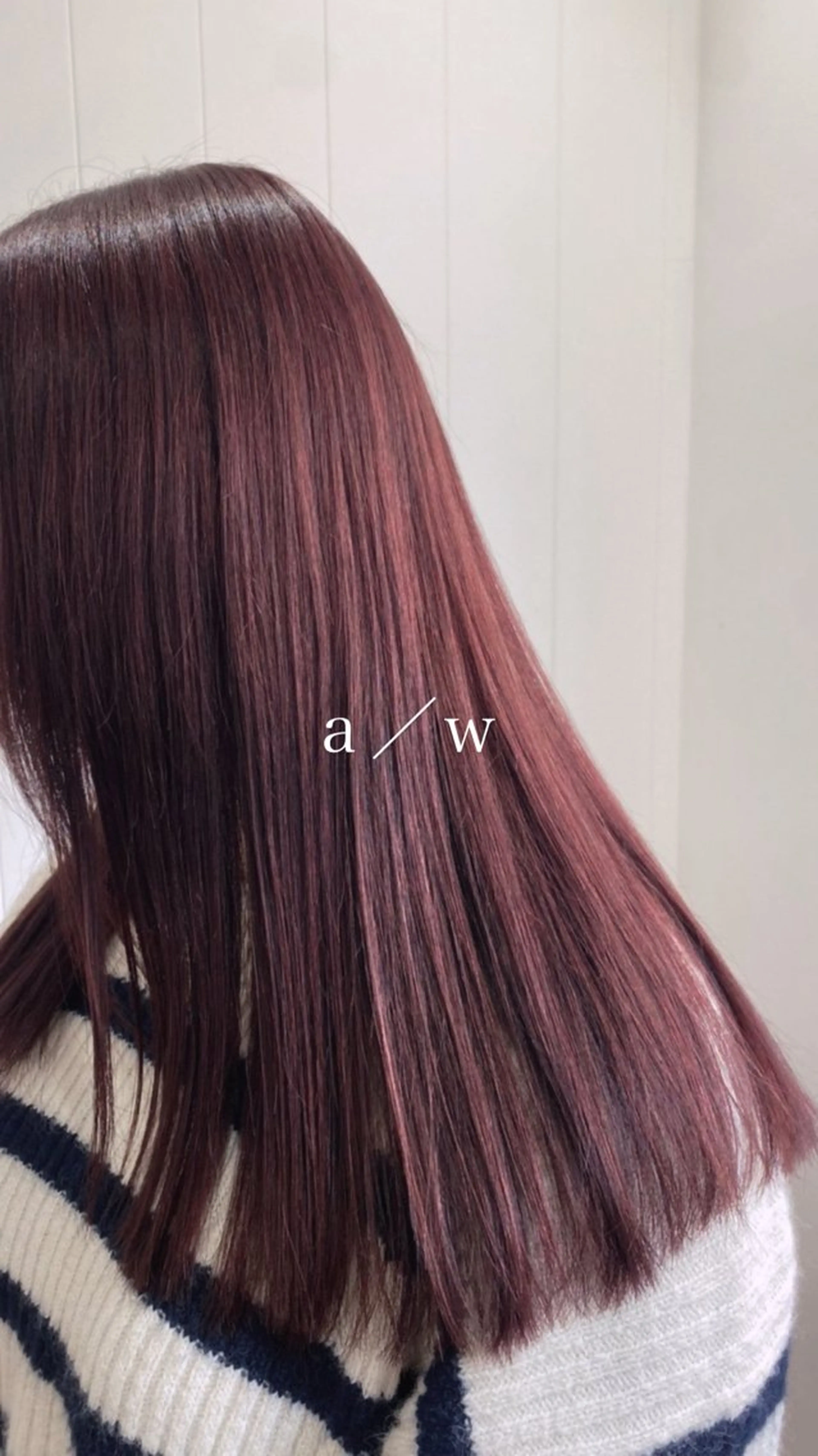ロング カラー ラベンダーカラー ラベンダーピンク ピンクカラー ヘアカラー トリートメント 韓国風ヘア／レイヤー ♡shio♡のヘアスタイル