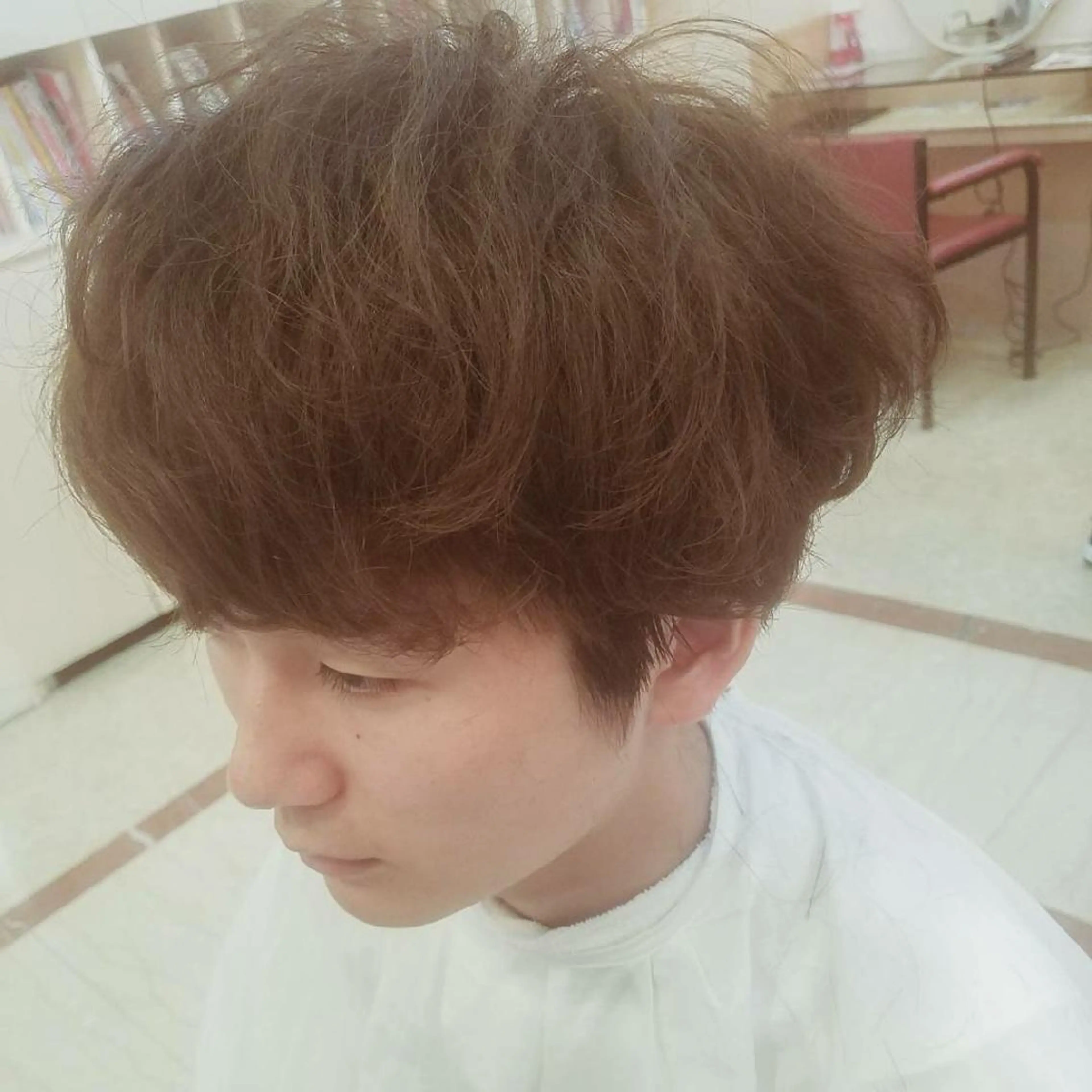 メンズ パーマ メンズパーマ 髪質改善 EMANON名古屋所属・美谷添(ミヤゾエ) まどか大人ヘアサロンのヘアスタイル