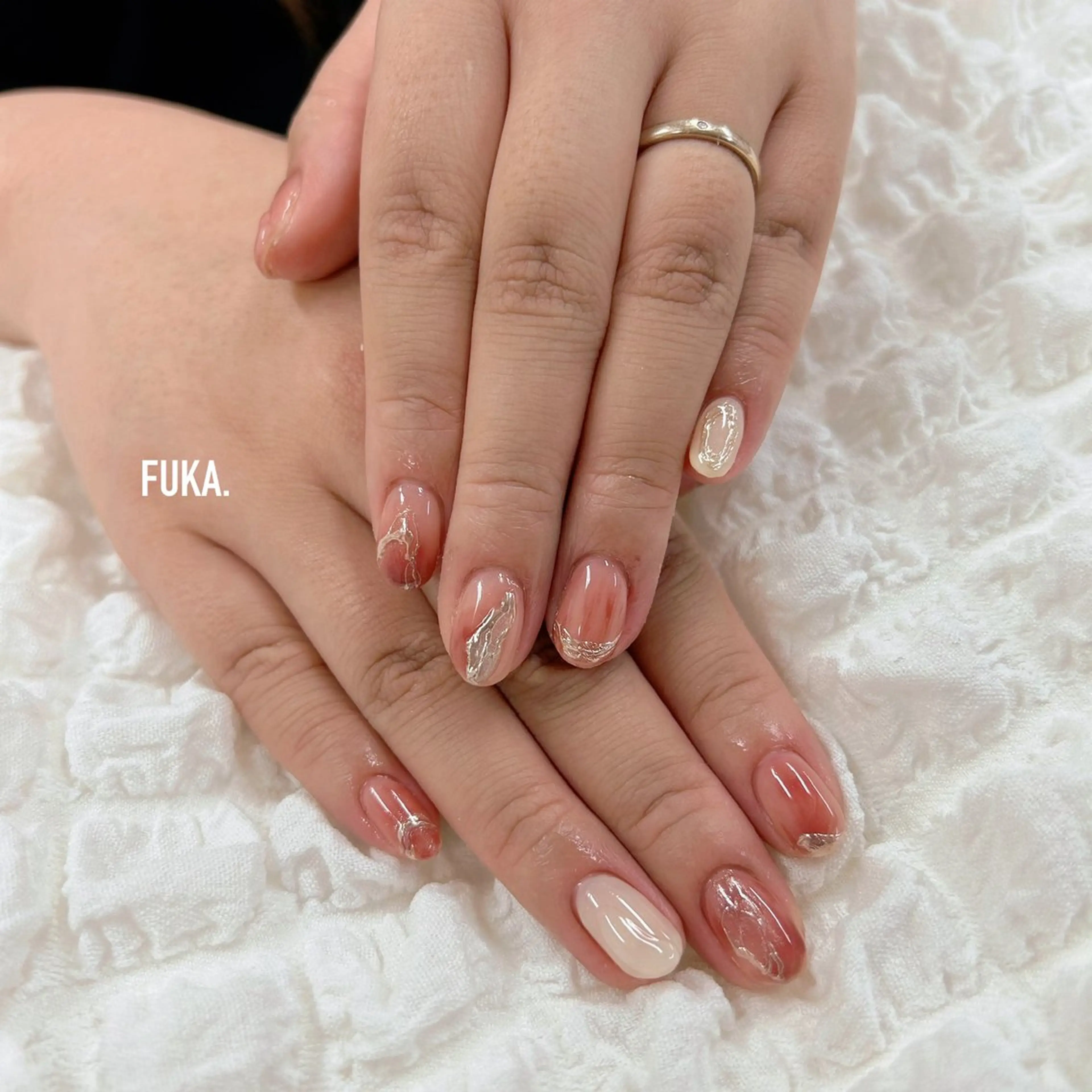 ネイル ニュアンスネイル ハンドネイル ネイルサロンAnela【アネラ】所属・Nail♡Fuka. /12月予約受付中のネイルデザイン